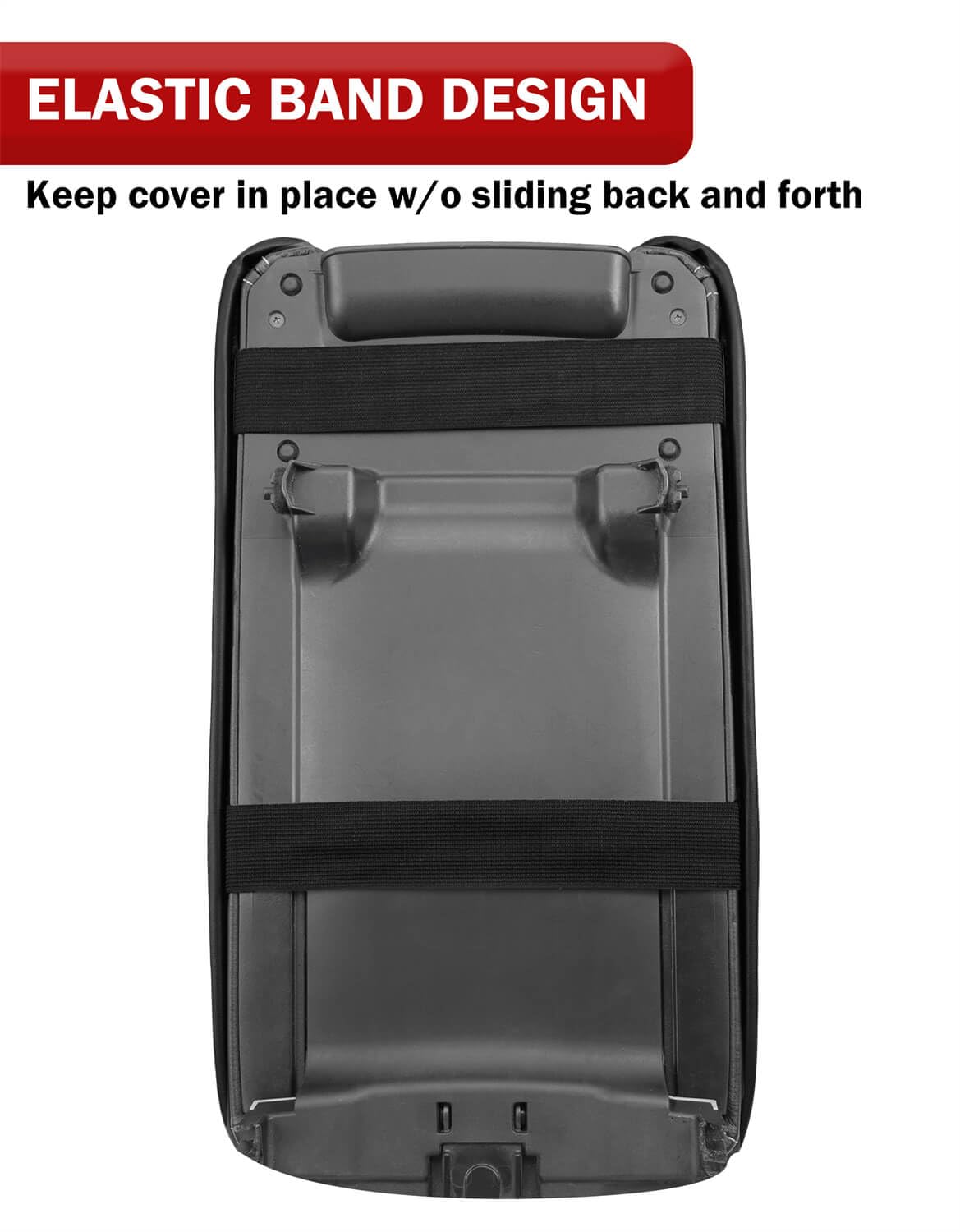 Kbh Center Console Cover For Toyota Camry 2012 2013 2014 2015 2016 2017, Vinyl Leather Trim, Car Armrest Protector Cushion, Anti