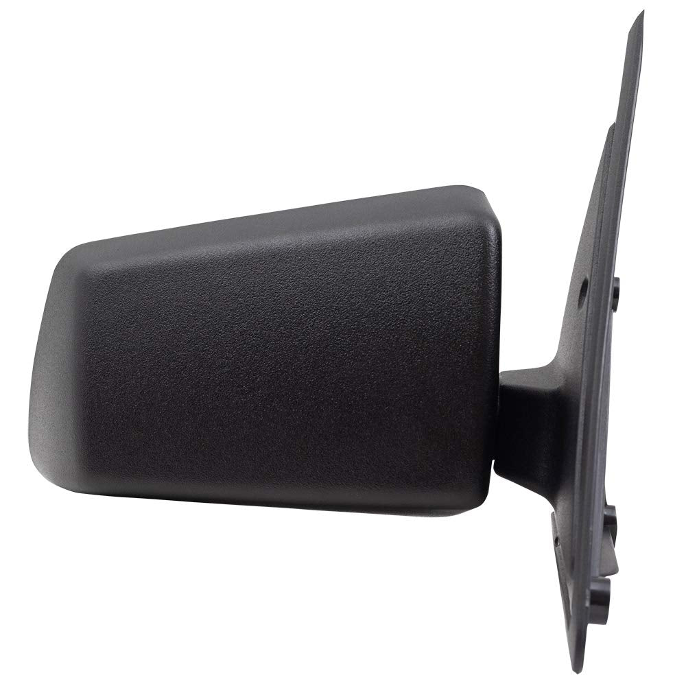 Brock Replacement Driver And Passenger Set Manual Side Door Mirrors Type Textured Compatible With 1985-1993 S10 Pickup Truck Blazer
