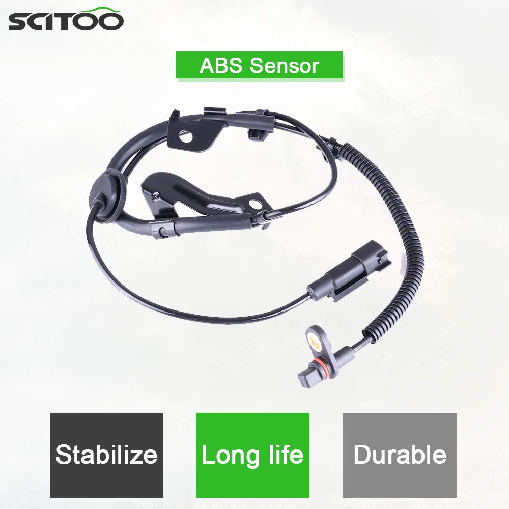 SCITOO 2 pcs Rear Left Right ABS Wheel Speed Sensors Fit for 2007 2008 2009 2010 for Mitsubishi Lancer,2007 2008 2009 2010 2011 2012 for Mitsubishi Outlander,2011 for Mitsubishi RVR ALS1819 ALS1818