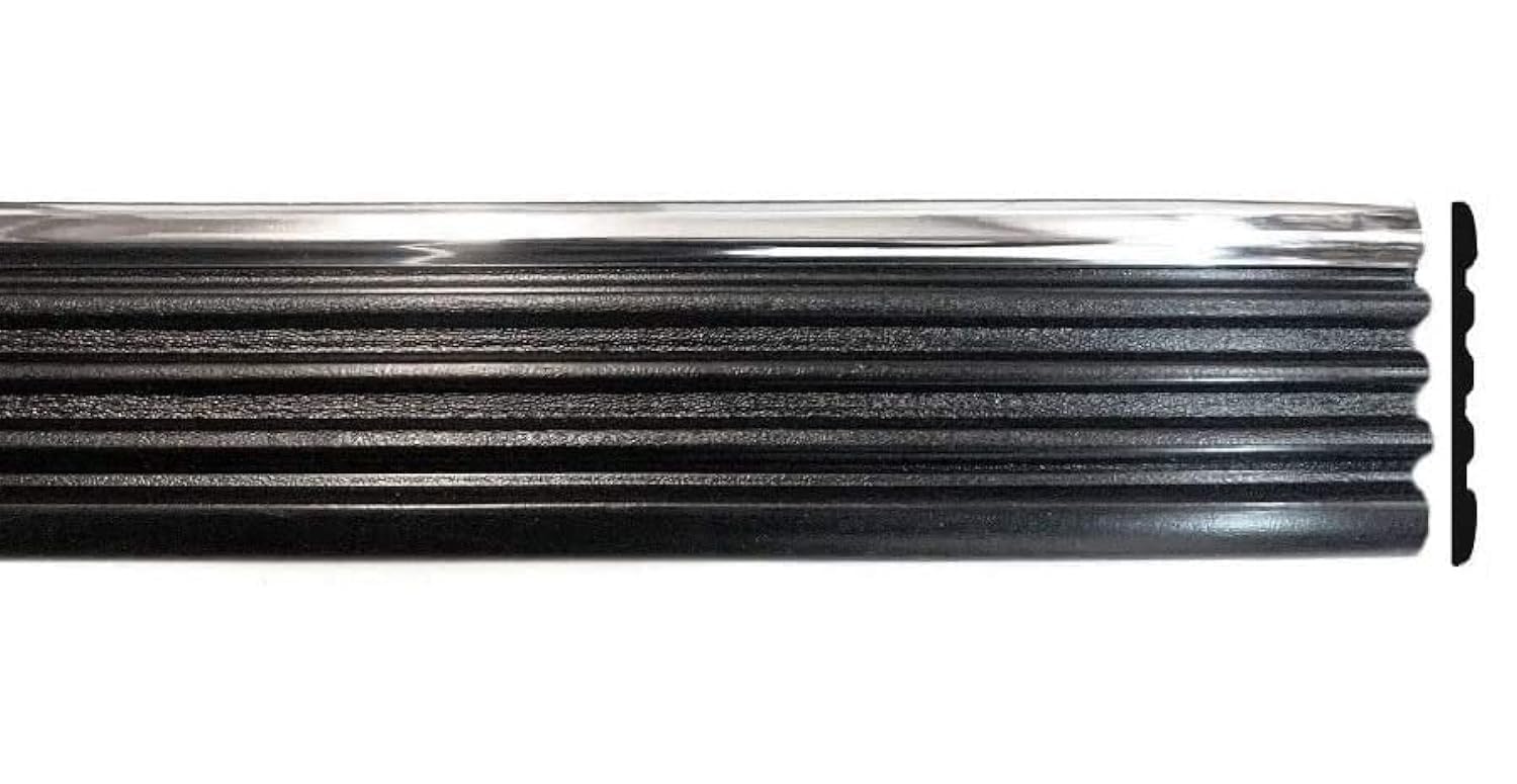 Automotive Authority Replacement Chrome Side Body Trim Molding For 1988-1998 Chevy Gmc Tahoe Suburban Silverado Pickup Truck - 2.5' (Quarter Roll - 80')