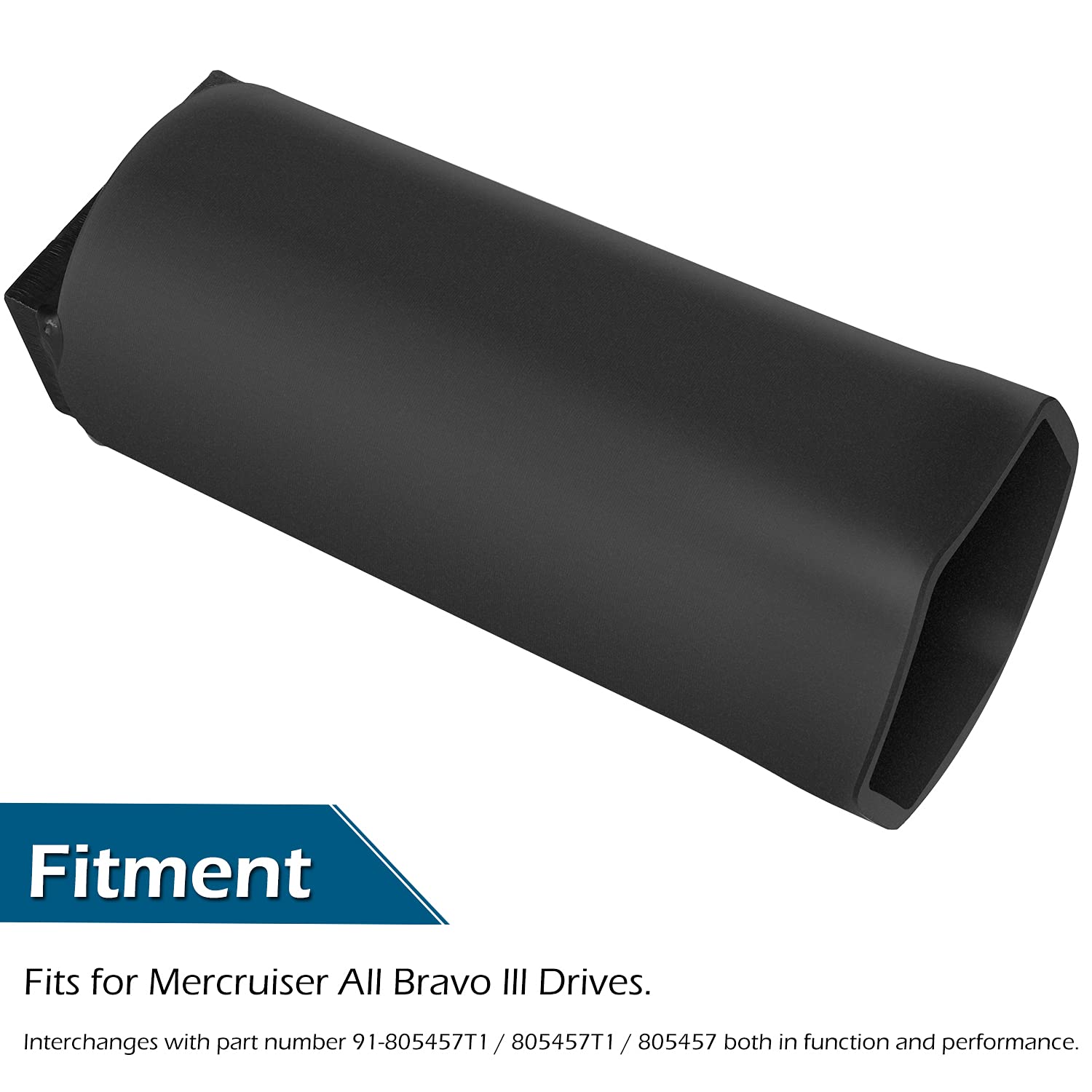 Yoursme Bravo 3 Prop Nut Socket Tool Propeller Wrench Fit for Mercruiser Bravo 3 Drive Prop Nut Prop Removal Tool Replace for 80