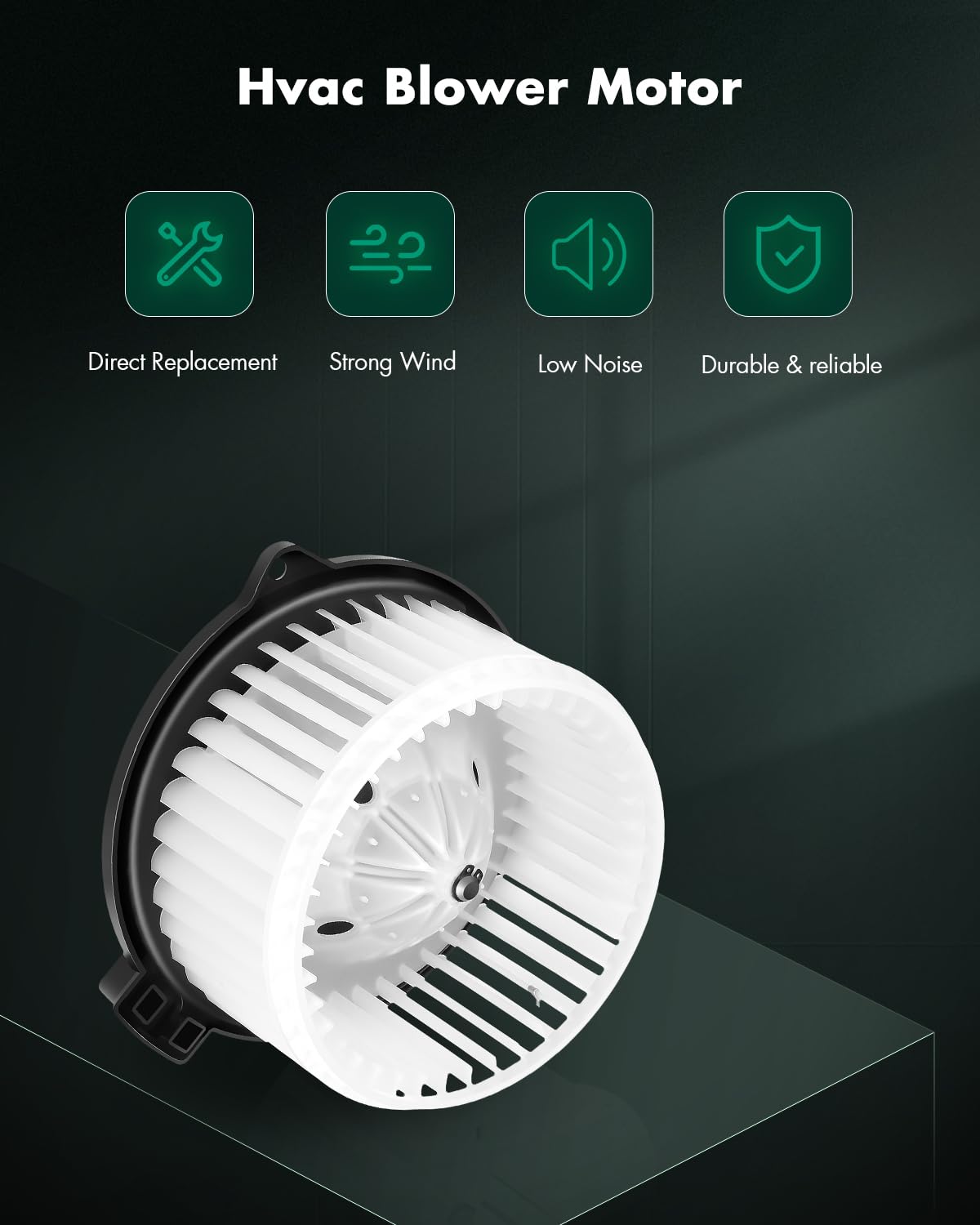 Scitoo Hvac Heater Blower Motor With Fan Cage Front/Rear 700054 For Toyota For Camry 2002-2006,For Toyota For Sienna 2004-2006,F