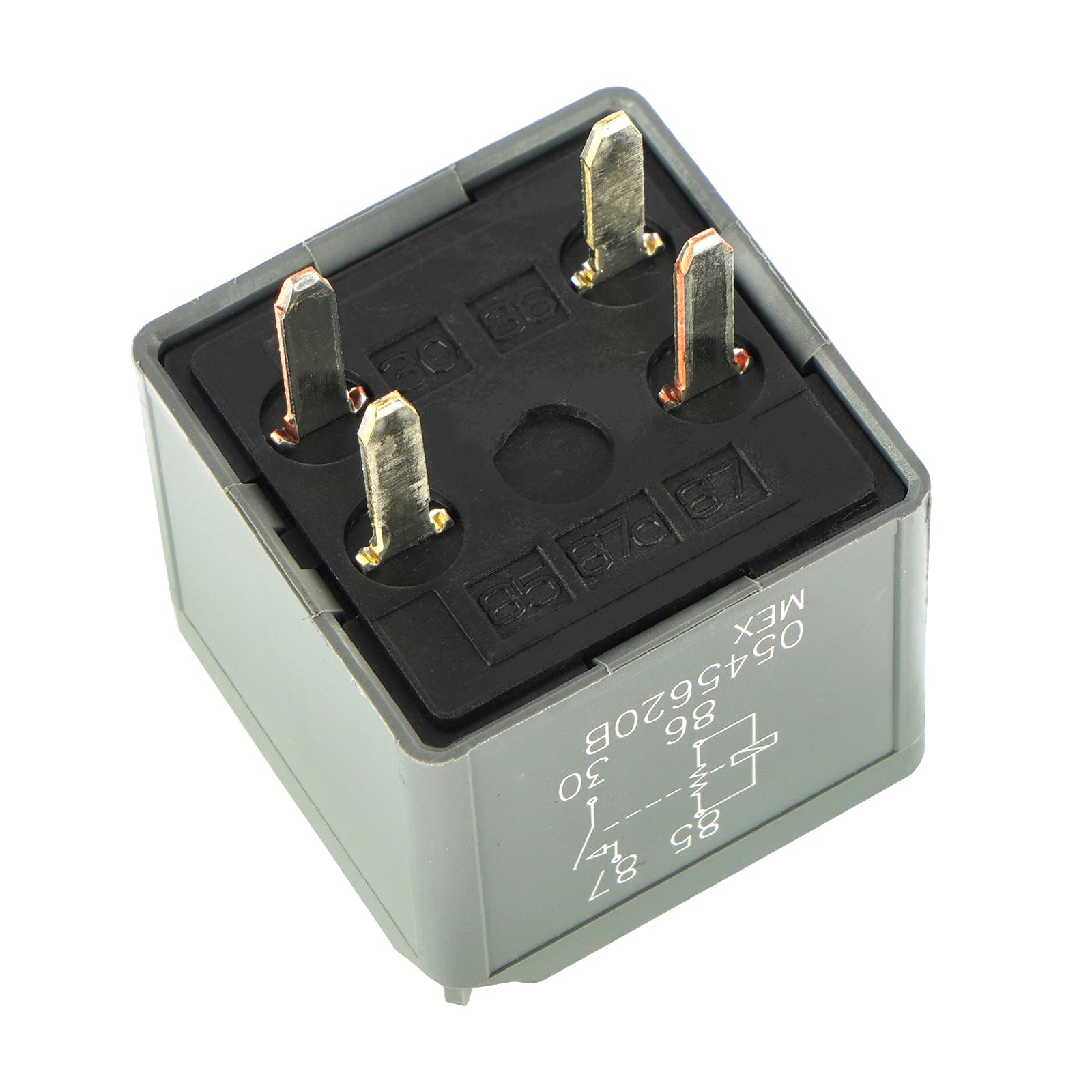 12193604 3604 0545620B VF28-11F14-Z05 12VDC 1 Form A 30A 4Pins Quick Connect Relays with Resistor