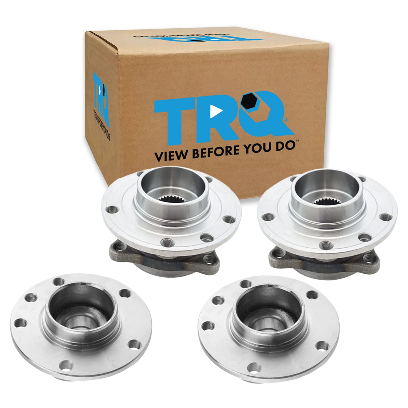 Trq Wheel Hub Bearings Assembly Set Compatible With 2013-2016 Dodge Dart