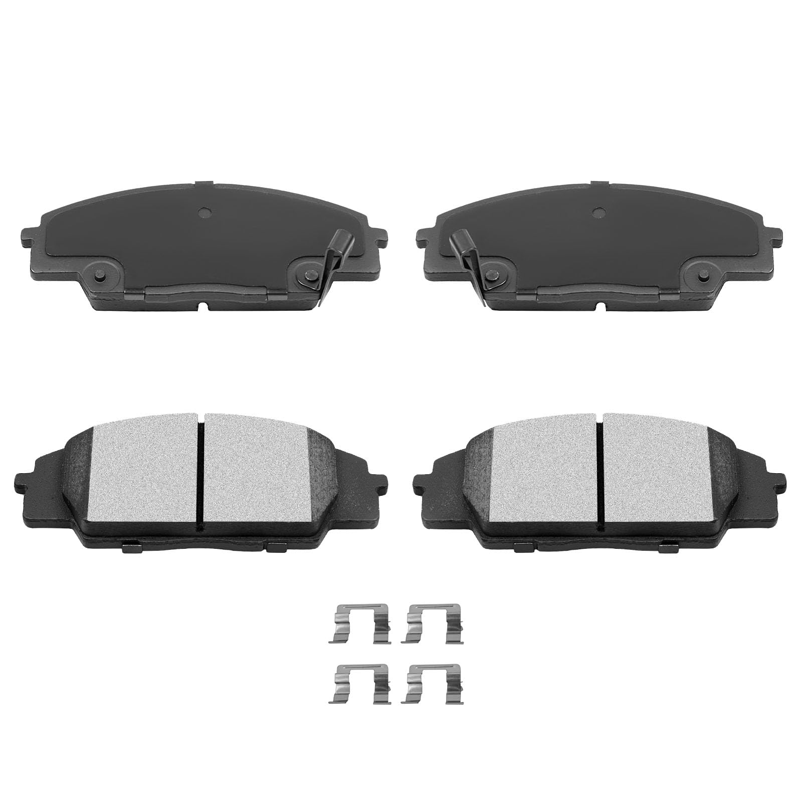 Automuto 4Pcs Front Ceramic Disc Brake Pads Set D829 For Acura Csx 2007-2010,For Acura Rsx 2002-2006,For Honda Civic 2006-2011,F