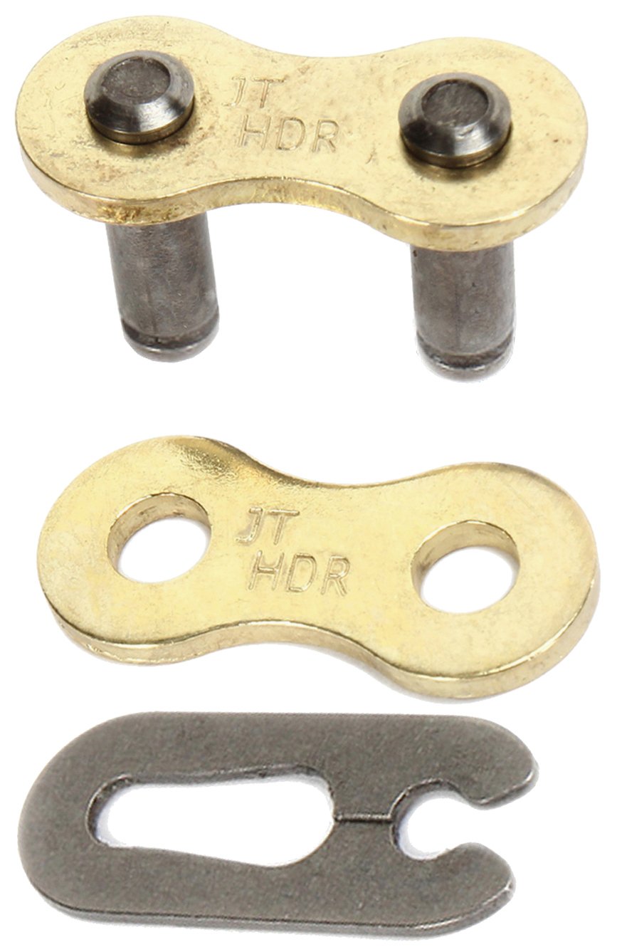 JT Chain JTC428HDRSL (428 Series) Black Steel Non O-Ring Clip Type Connecting Link