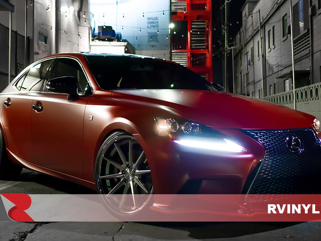 3M 2080 Series Sp273 Satin Vampire Red - 5Ft X 6 '' - Dual Cast Car Wrap Vinyl Film And Controltac Air Release Adhesives - Bubbl