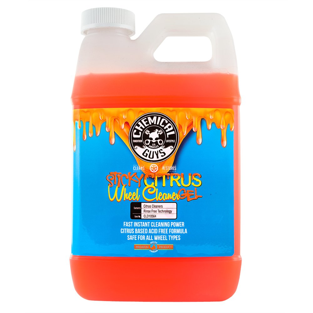Chemical Guys Cld105 Sticky Citrus Wheel Cleaner Gel, (Safe For All Wheel Types) Works On Cars, Trucks, Suvs, Motorcycles, Rvs &