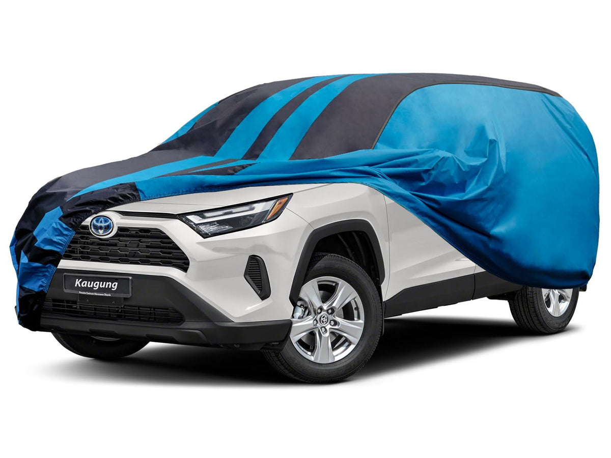 Kaugung Car Cover Waterproof Custom Fit Toyota Rav4(2005-2025), Full Exterior Cover For Automobiles Lightweight Resistant Outdoo