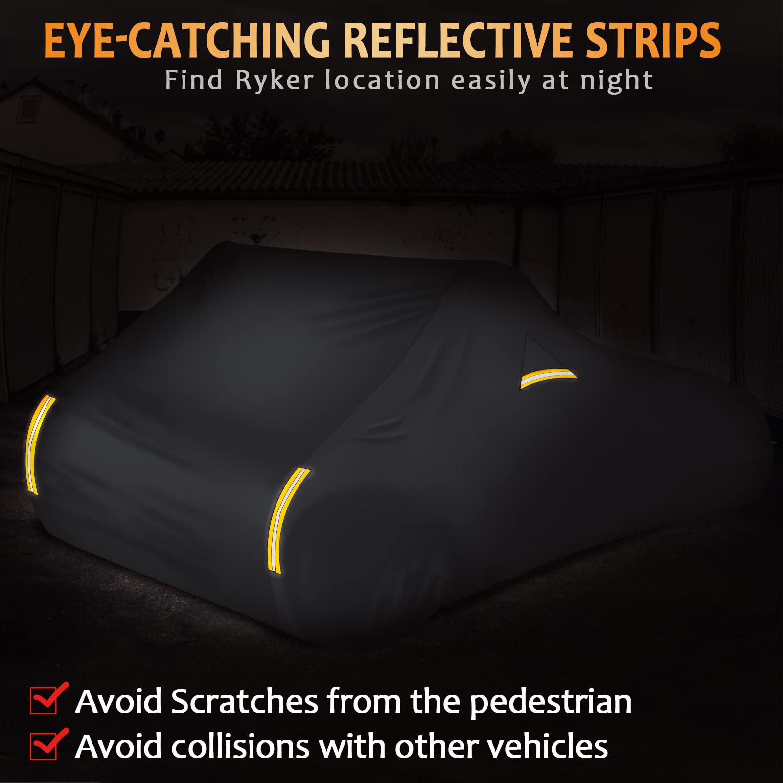 Starknightmt Ryker Cover, Full Cover Compatible With Can-Am Ryker 900 600 Sport Rally Edition All-Weather Ryker Bike Cover For Indoor Outdoor Snow Rain Dust Sun Protection Ryker Accessories