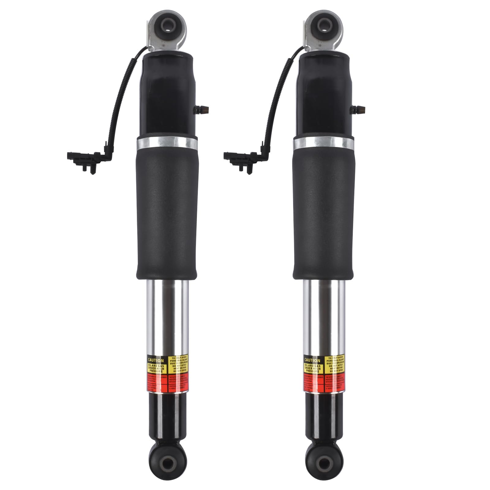 580-1106 84176675 Pair Rear Air Shock Struts Absorbers w/Magnetic Compatible with Cadillac Chevy Suburban 5.3L Tahoe Yukon 6.2L 