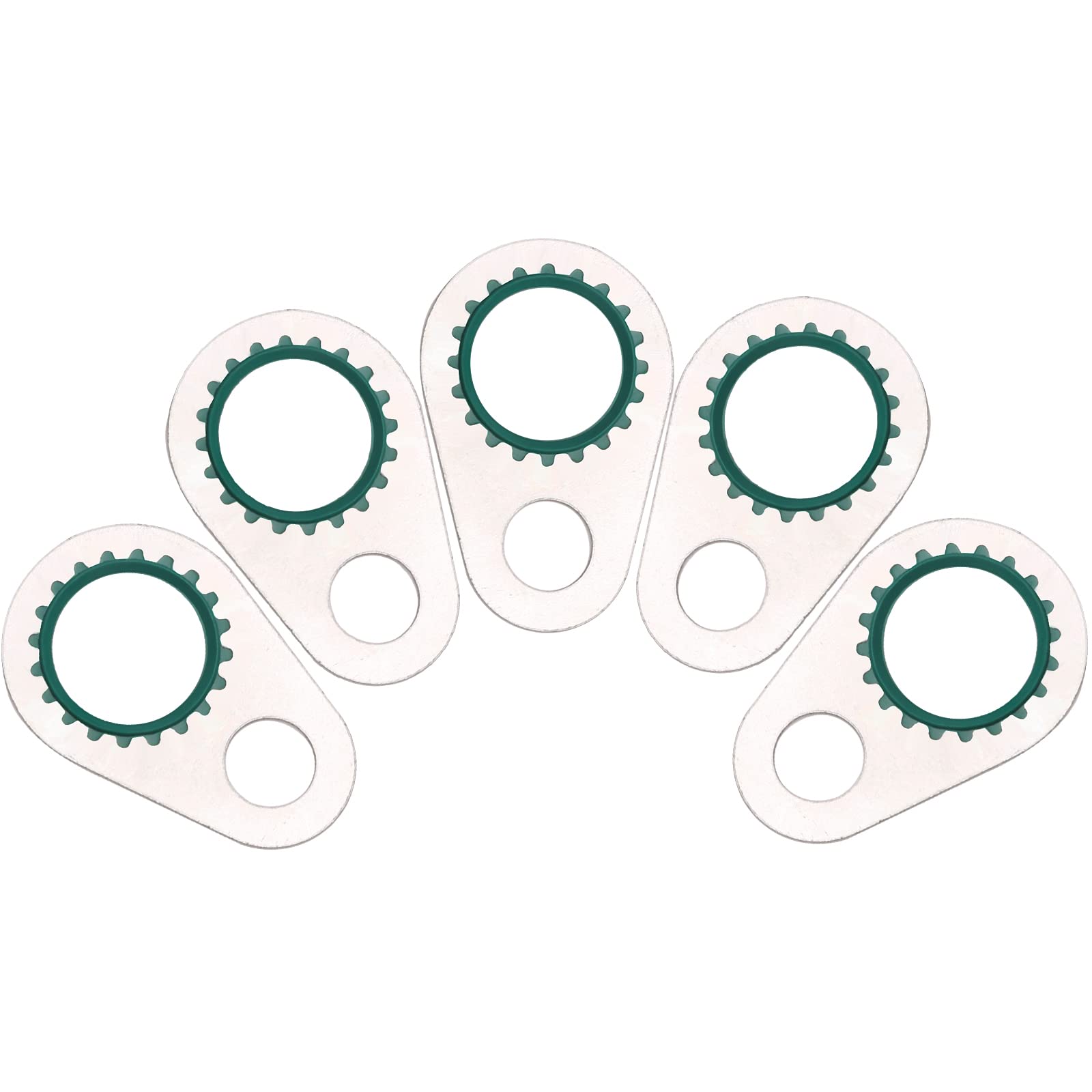 A/C System Compressor Gasket Seals Air Conditioning Compressor Port Seal Washer Kit 60 Pieces Gasket Bonded Seal Assortment