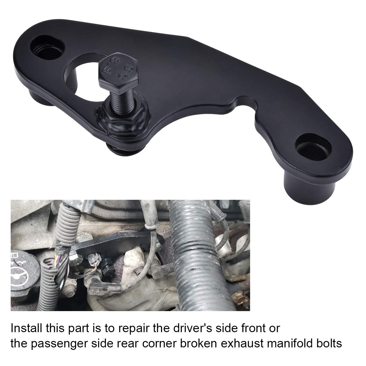 Exhaust Manifold Bolt Repair Kit Compatible With Gm Trucks & Suv'S (1999 & Newer) With A 4.8, 5.3, 6.0 Or 6.2 L Replace - Driver