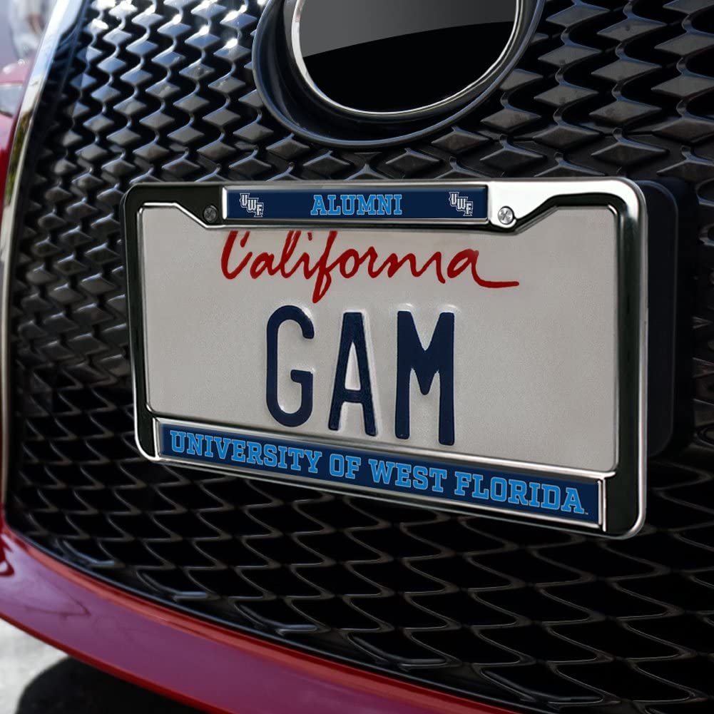 GRAPHICS & MORE Metal License Plate Frame - University of West Florida Alumni, Full Size, One Size, Standard Design