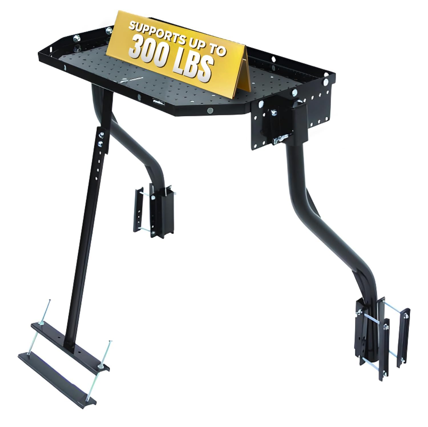 Stromberg Carlson Cc-255 Trailer Tray - A-Frame Cargo Carrier For Outdoor And Generator Storage For Rvs And Campers - Black