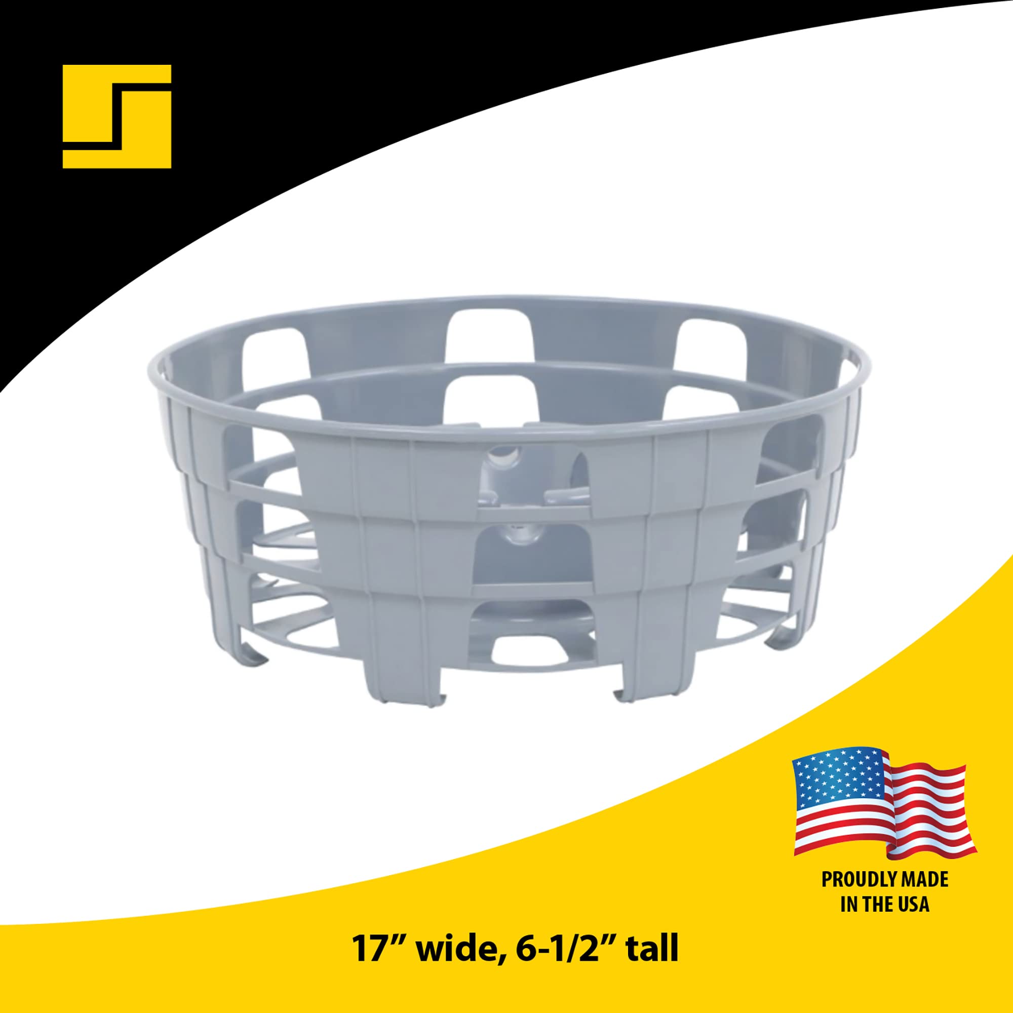 Stromberg Carlson Hc-75 Hose And Cord Caddy For Rv - Holds Up To 75 Feet Of Hose - 17'' X 6.5'' Camper Hose Storage - Rv Water H