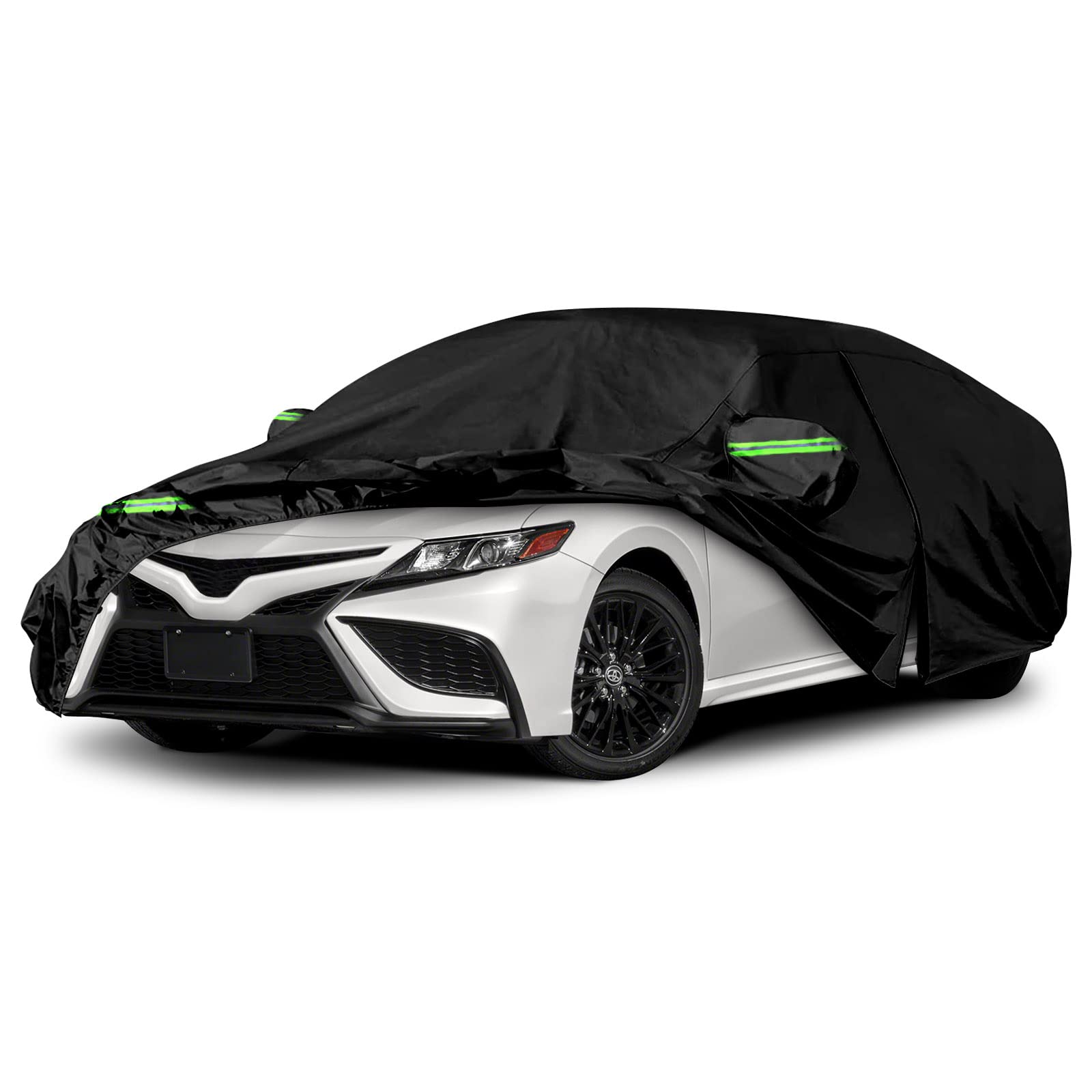Waterproof Car Covers Replace For 2007-2025 Toyota Camry, 6 Layers All Weather Custom-Fit Car Cover With Zipper Door & Windproof