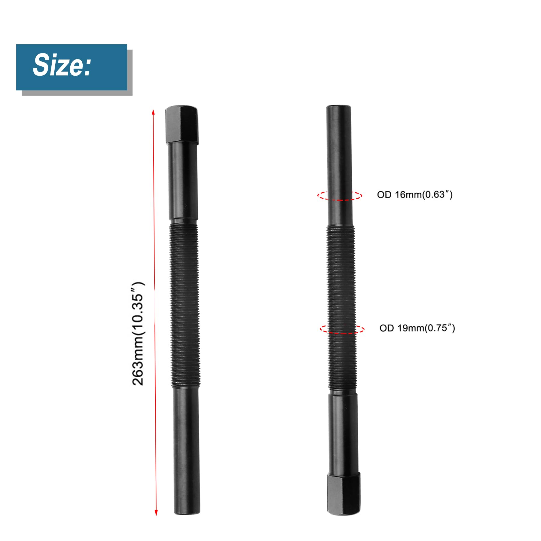 Primary Drive Clutch Puller Compatible With Polaris All Models: Rzr, Ranger, Sportsman, General, Scrambler, Worker, Xpedition, Trail Boss (Refer To Fitment) - Atv, Utv, Snowmobiles - Replaces 2870506