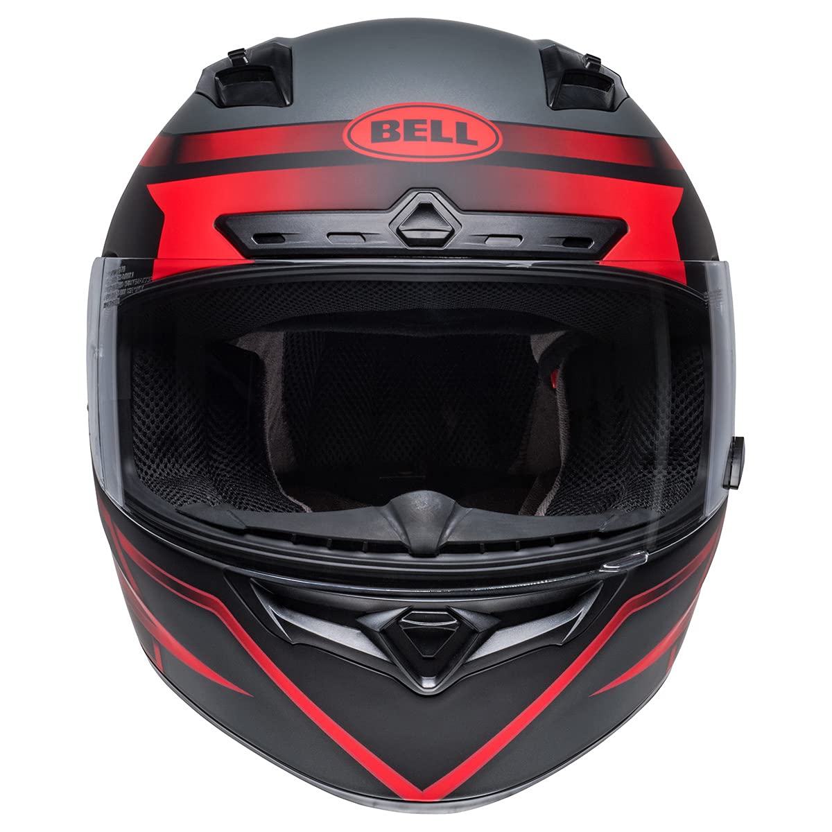 Bell Qualifier Dlx Mips Street Helmet (Raiser Matte Black/Crimson - Small)