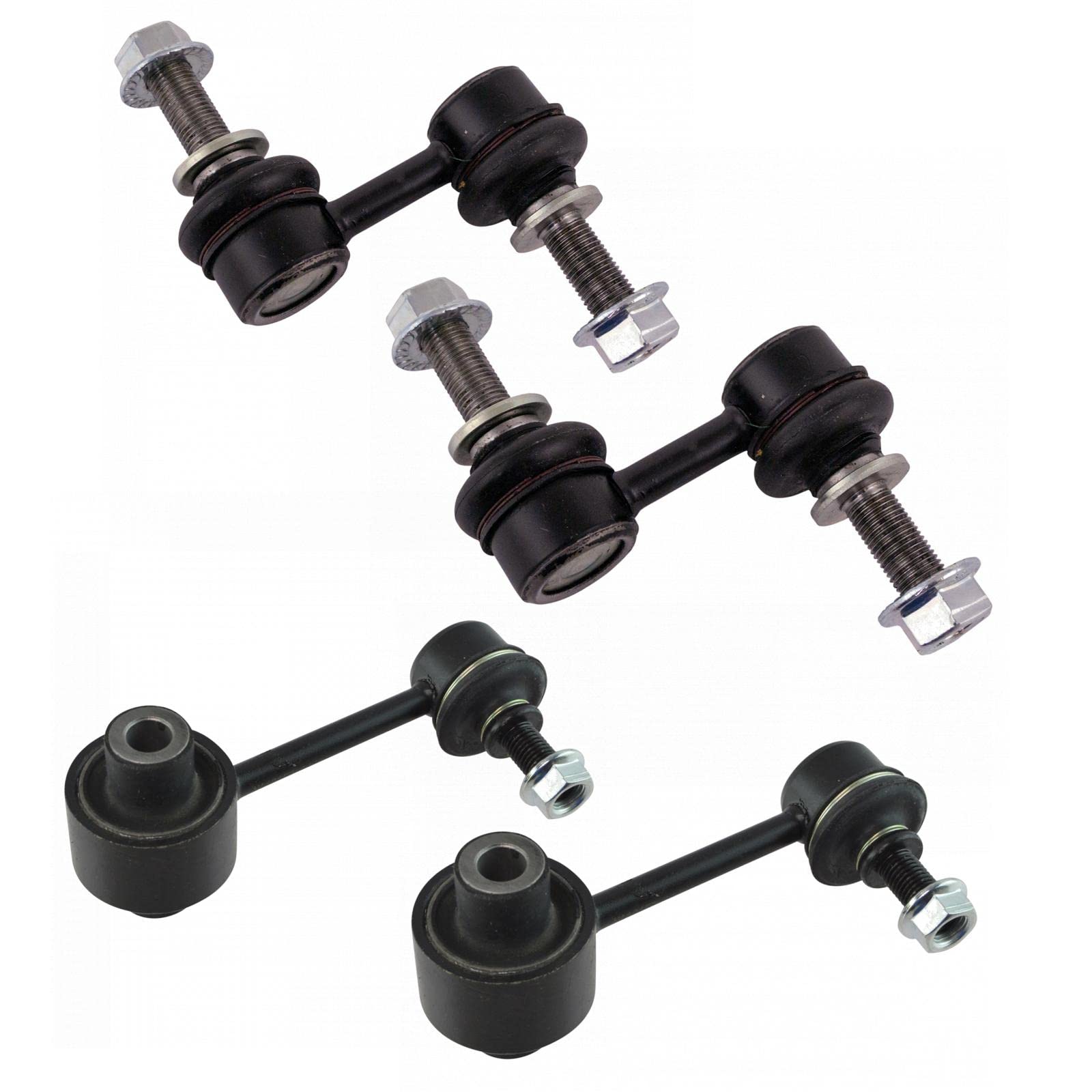 Trq Front & Rear Sway Bar Stabilizer Link Set Compatible With 2010-2014 Subaru Legacy