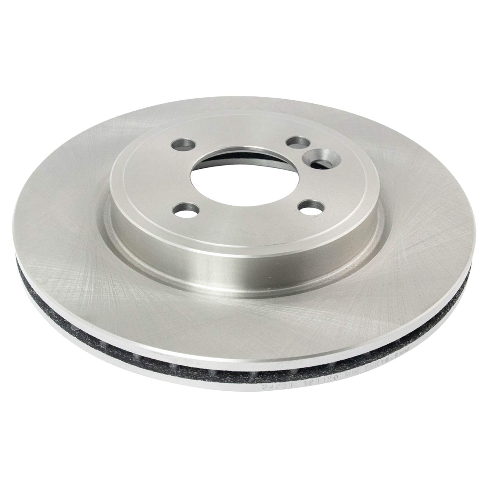 Trq Front Brake Pad & Rotor Kit Brake Pads Brake Rotor Semi-Metallic Compatible With 2002-2006 Mini Cooper