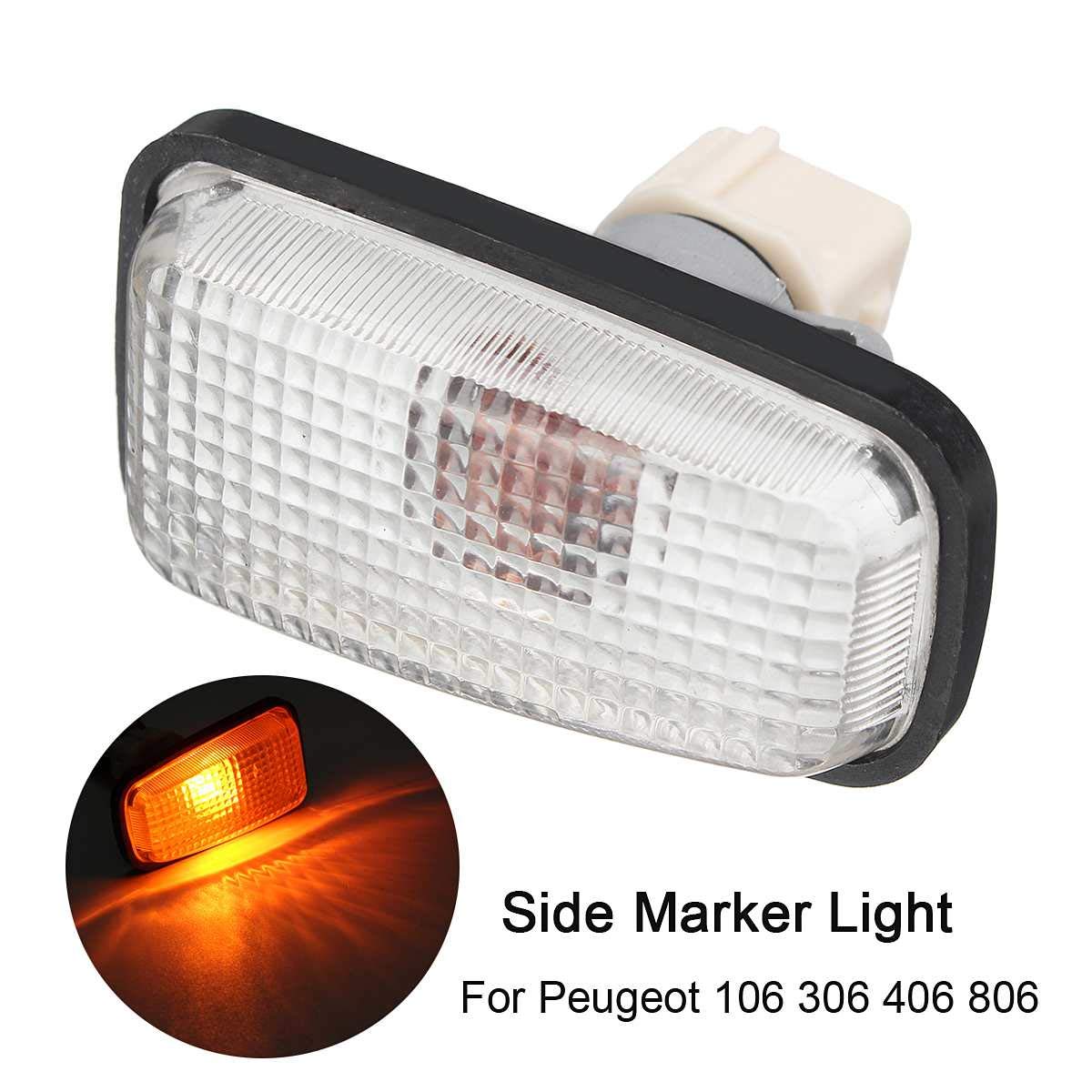 Machswon Side Marker Light, Repeater Lamp, 12V, For Peugeot 406 306 106 806, 632567