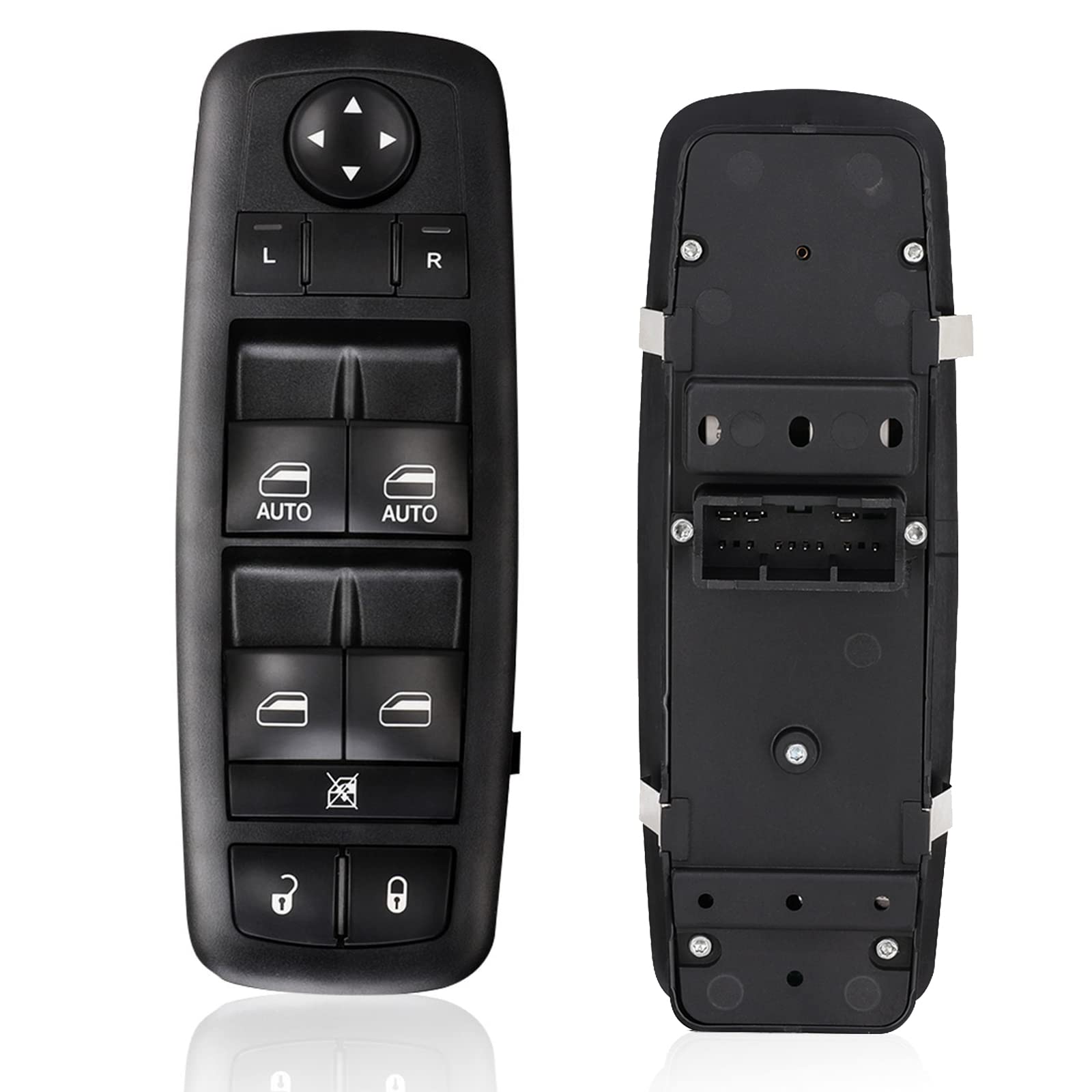 Driver Side Power Master Window Switch - Compatible with 2015-2017 Chrysler 200, 2011-2020 Chrysler 300, 2011-2019 Dodge Charger