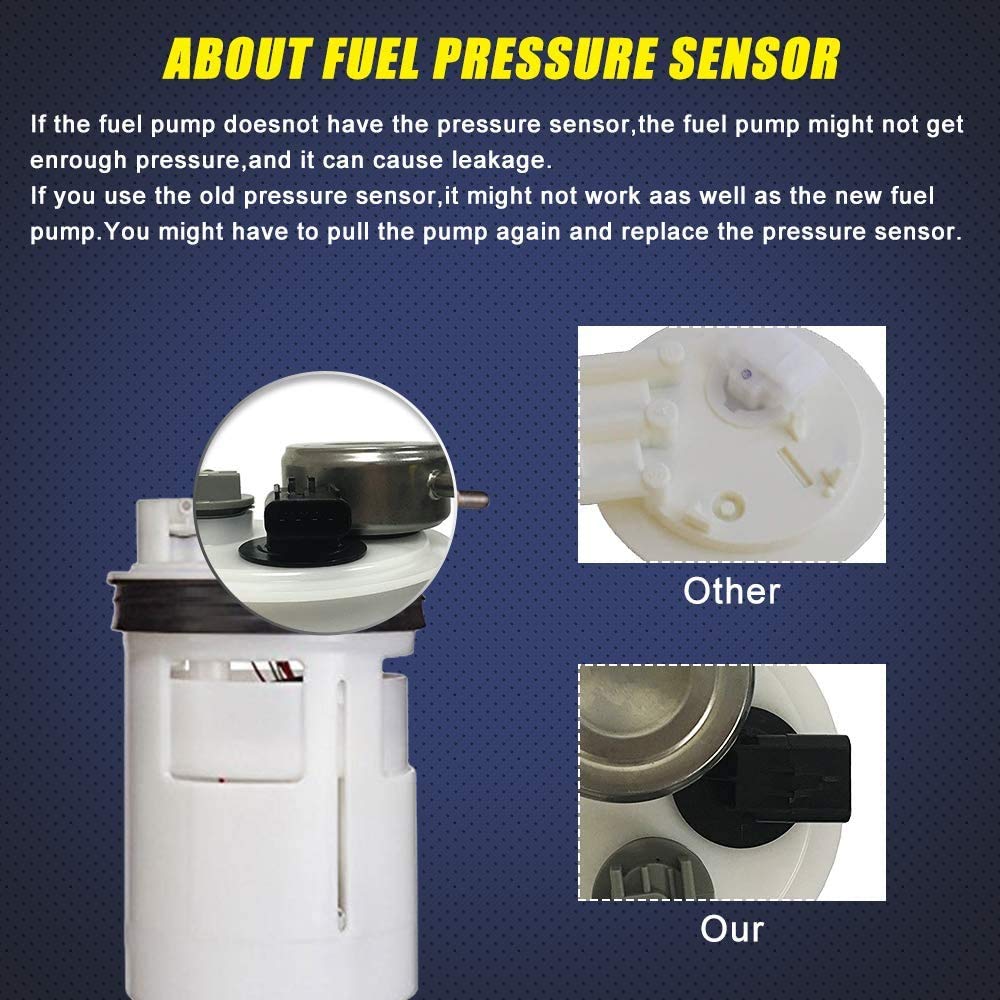 Fuel Pump fits Dodge Ram Truck 1998 1999 2000 2001 2002 3.9L 5.2L 5.9L 8.0L W/ 26 Gal. 34 Gal. Tank replaces # MU2046 E7138M FP1