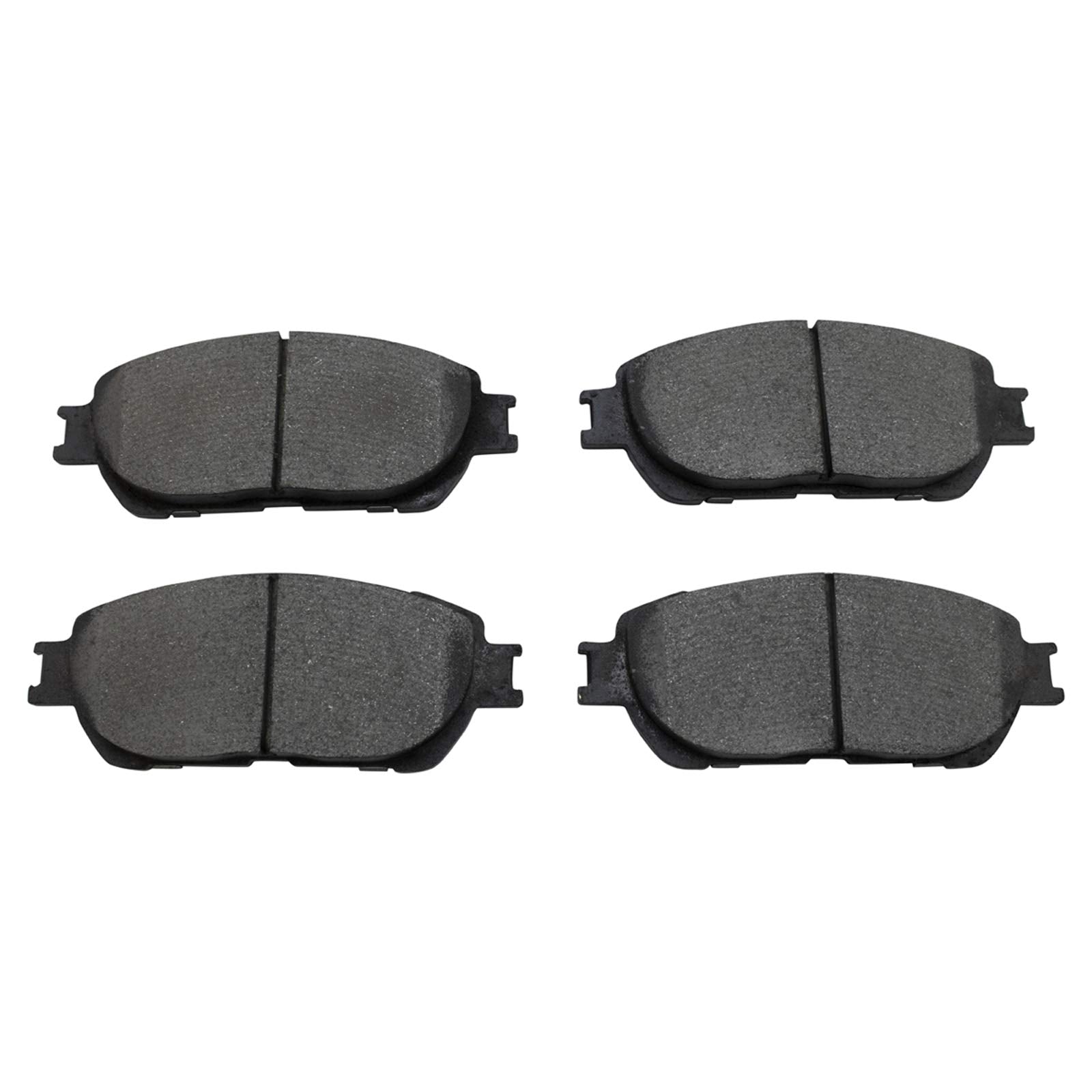 Trq Front Brake Pad & Rotor Kit Brake Pads Brake Rotor Ceramic Compatible With 2005-2015 Toyota Tacoma