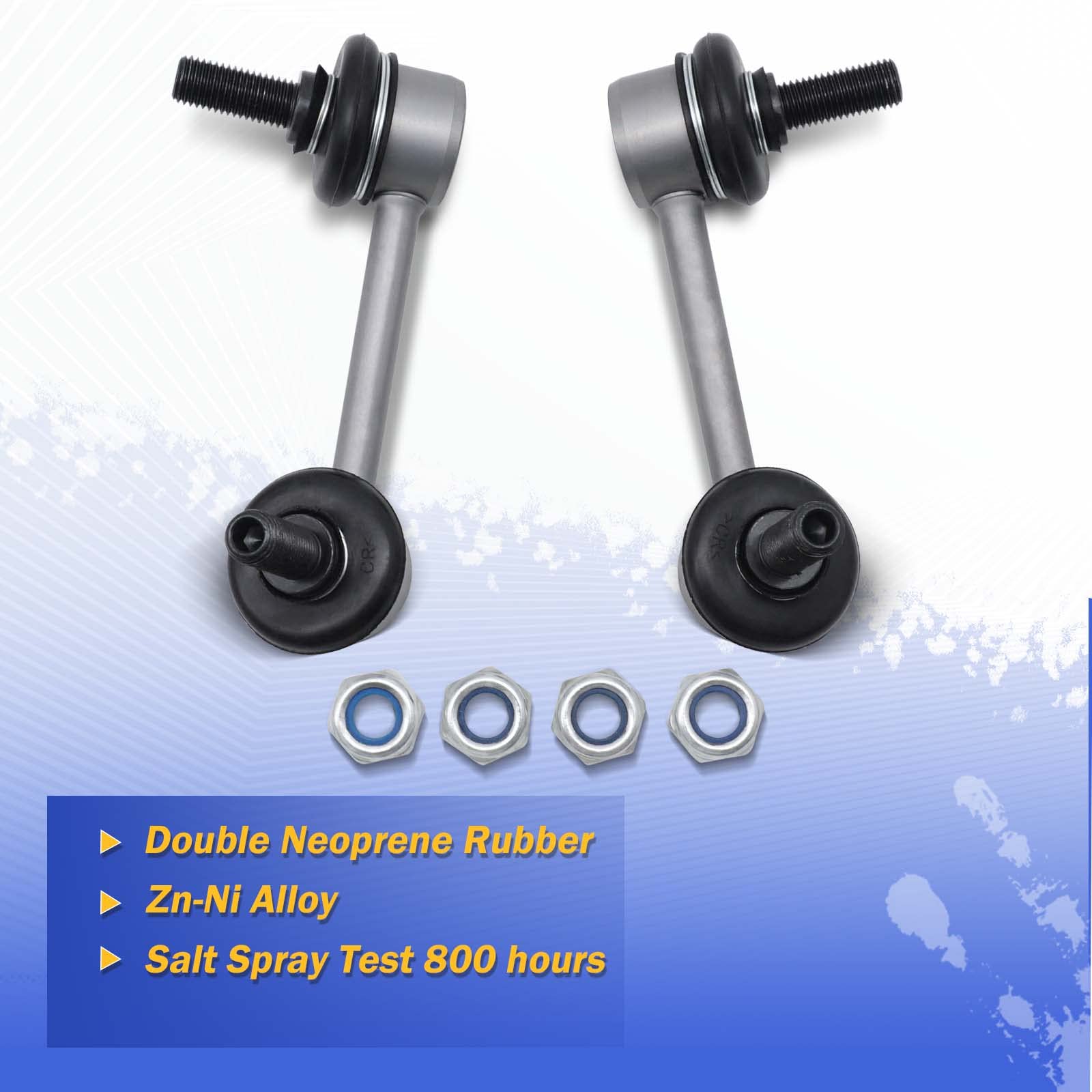 Zinc-Nickel Alloy Stabilizer Sway Bar Links Rear Left Right For 2002-2006 Honda Cr-V 4Wd & Fwd 52321S9A003 & 52320S9A003