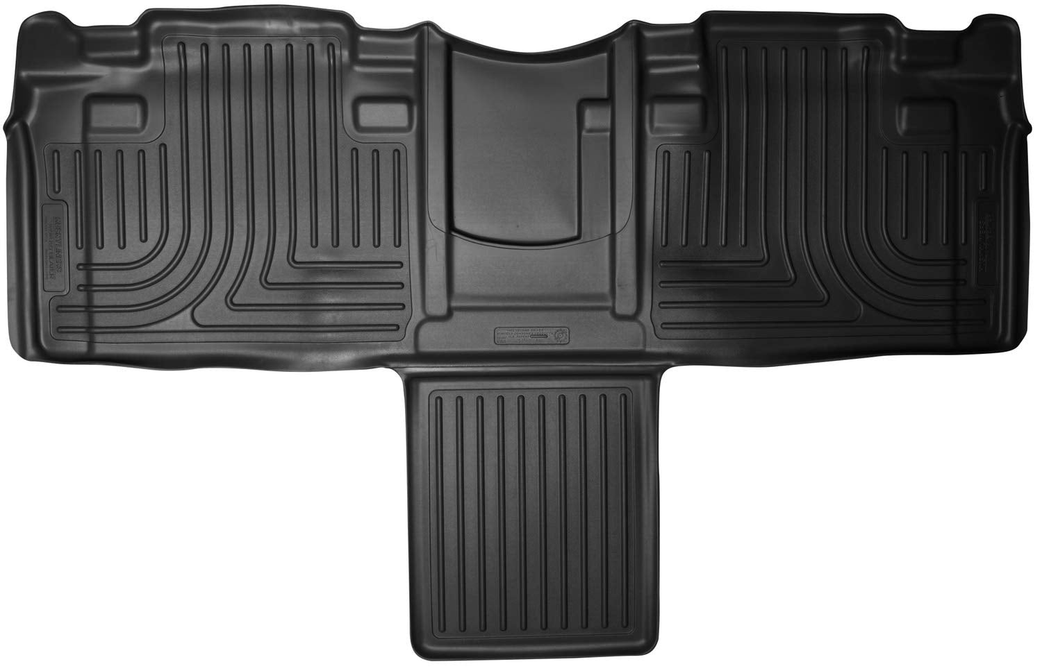 Husky Liners Weatherbeater Floor Mats | Fits 2011 - 2020 Toyota Sienna | 2nd Row, 1-pc Black - 19841
