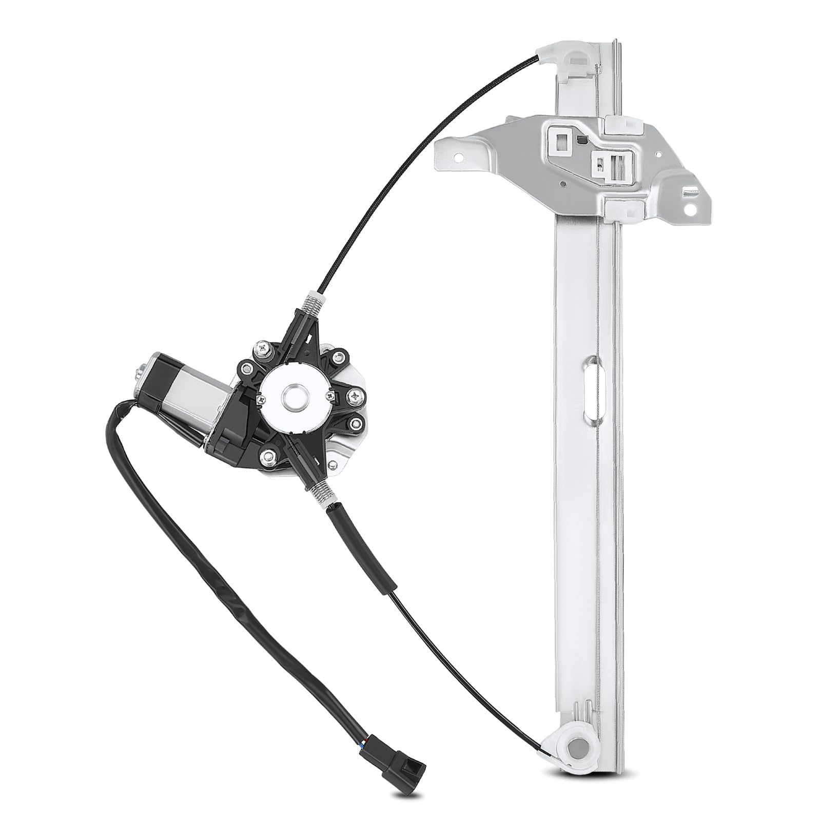 YHTAUTO Front Passenger Side Power Window Regulator With 2-Pin Motor Assembly Compatible with Chevrolet Impala 2006-2013 3.5L 3.