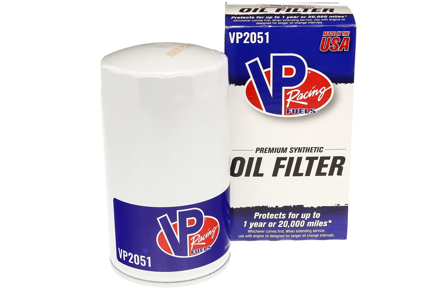Vp Racing Vp2051 20,000 Mile Premium Full Synthetic Oil Filter