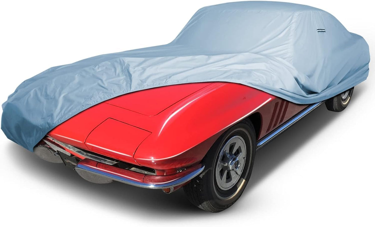 Icarcover Custom Car Cover For 1997-2019 Chevy Corvette C5, C6, C7 Waterproof All Weather Rain Snow Uv Sun Protector Full Exteri