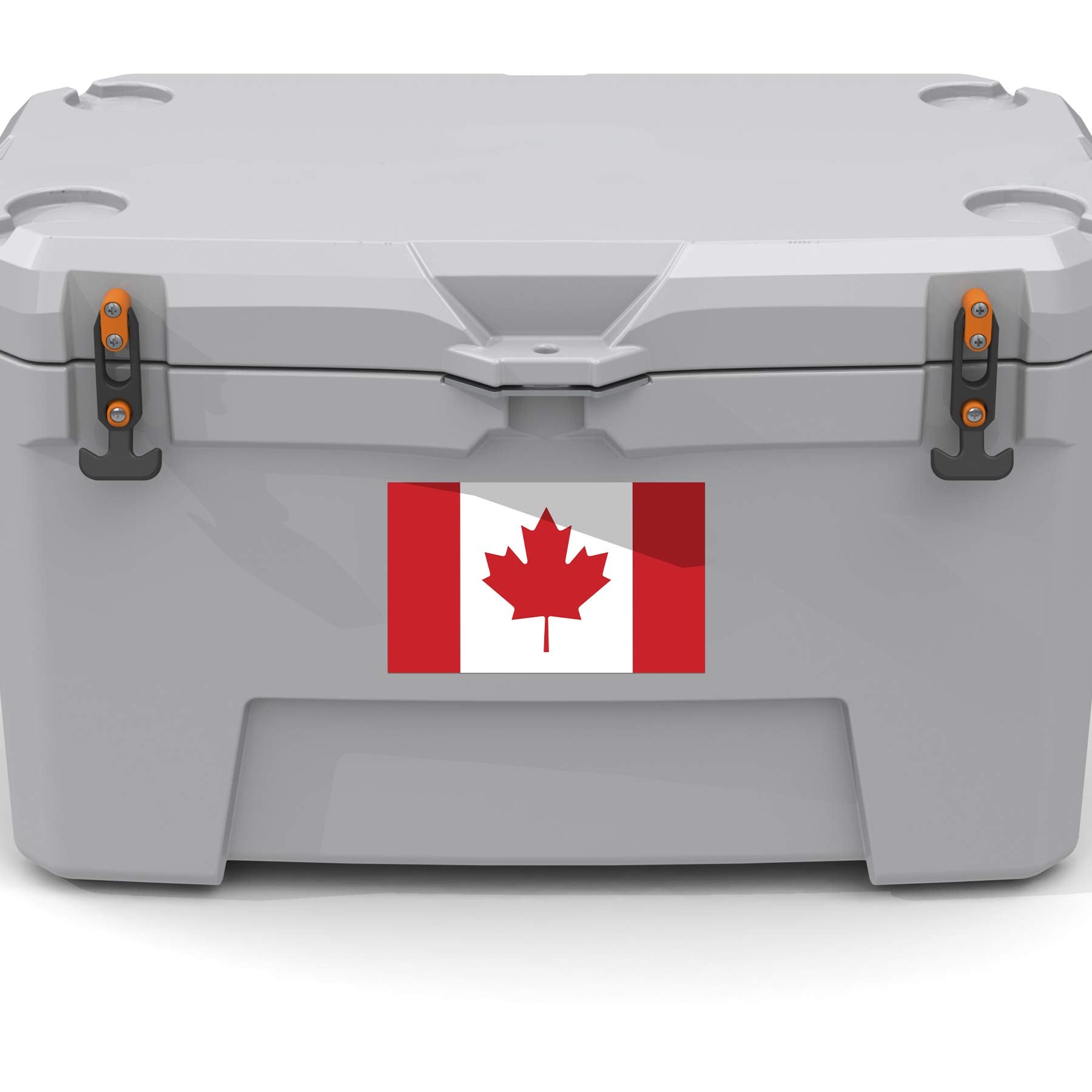 2-Pack Canada Flag Decal Stickers | Official Flag of Canada Stickers | 5-Inches by 3-Inches | Premium Quality Vinyl | PD400