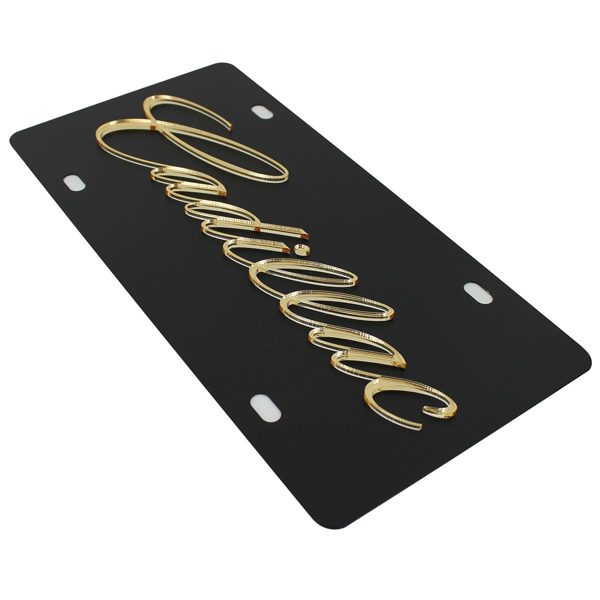 Eurosport Daytona- Compatible With -, Cadillac - Carbon Steel License Plate