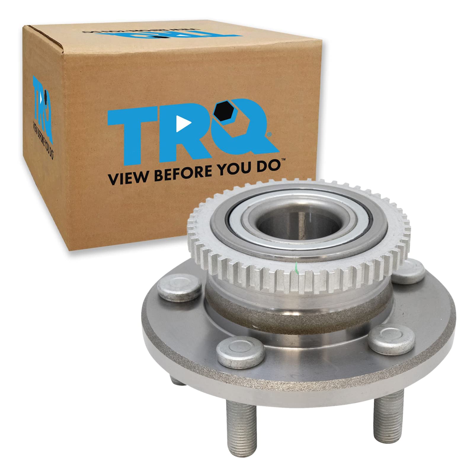 Trq Front Left Right Wheel Hub Bearing Assembly Driver Passenger Side Compatible With 2015-2021 Ford Mustang