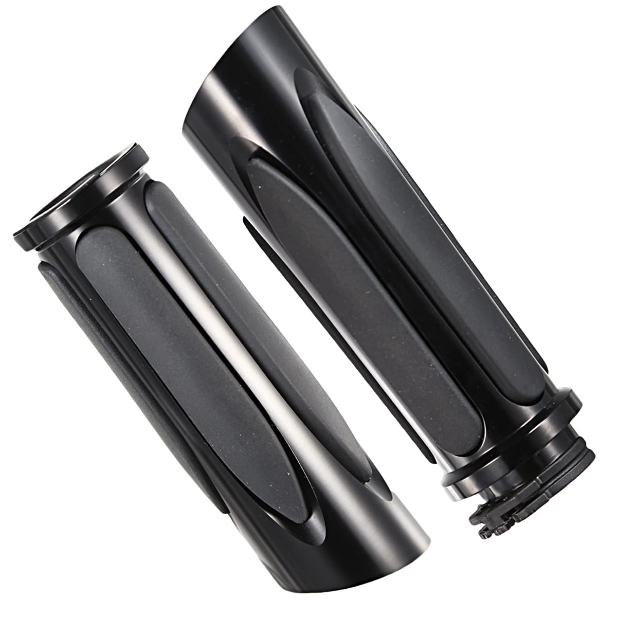 All Black Hand Grips For Harley Touring Street Glide Road King Flh/T Flhx Flhr 2008-2023 Models…