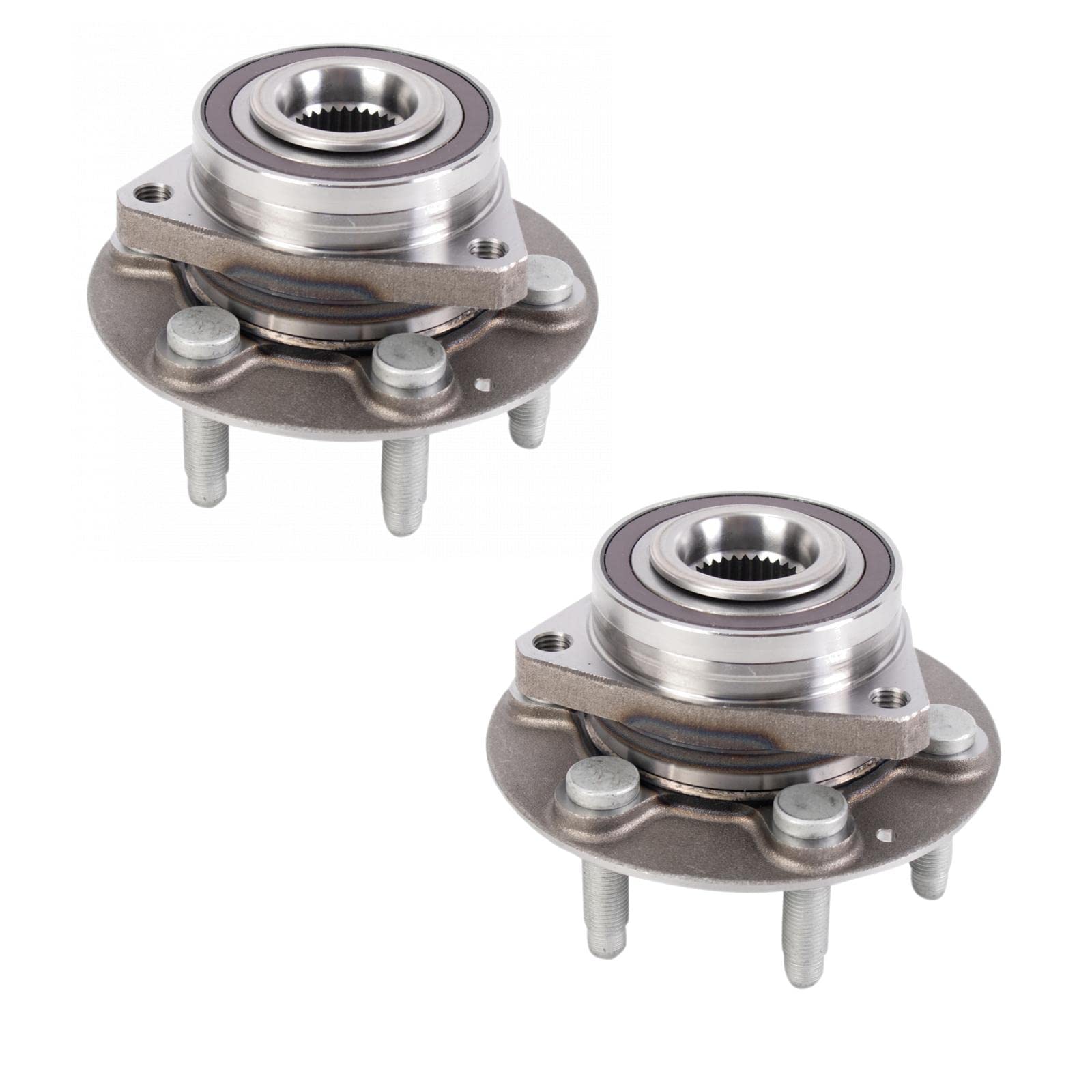 Trq Front Rear Wheel Hub Bearings Assembly Set Compatible With 2019-2021 Chevrolet Blazer