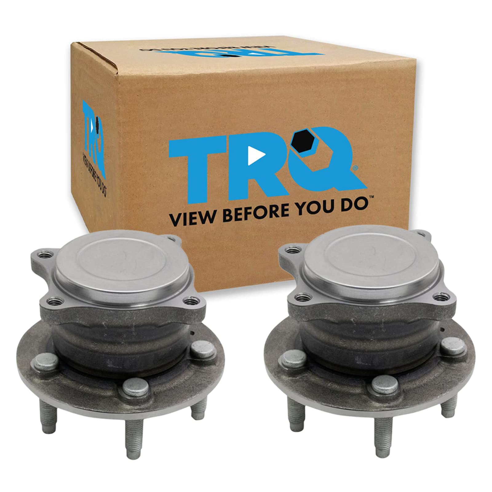 Trq Rear Wheel Hub Bearings Assembly Set Compatible With 2017-2018 Chevrolet Bolt Ev 2016-2019 Cruze Volt