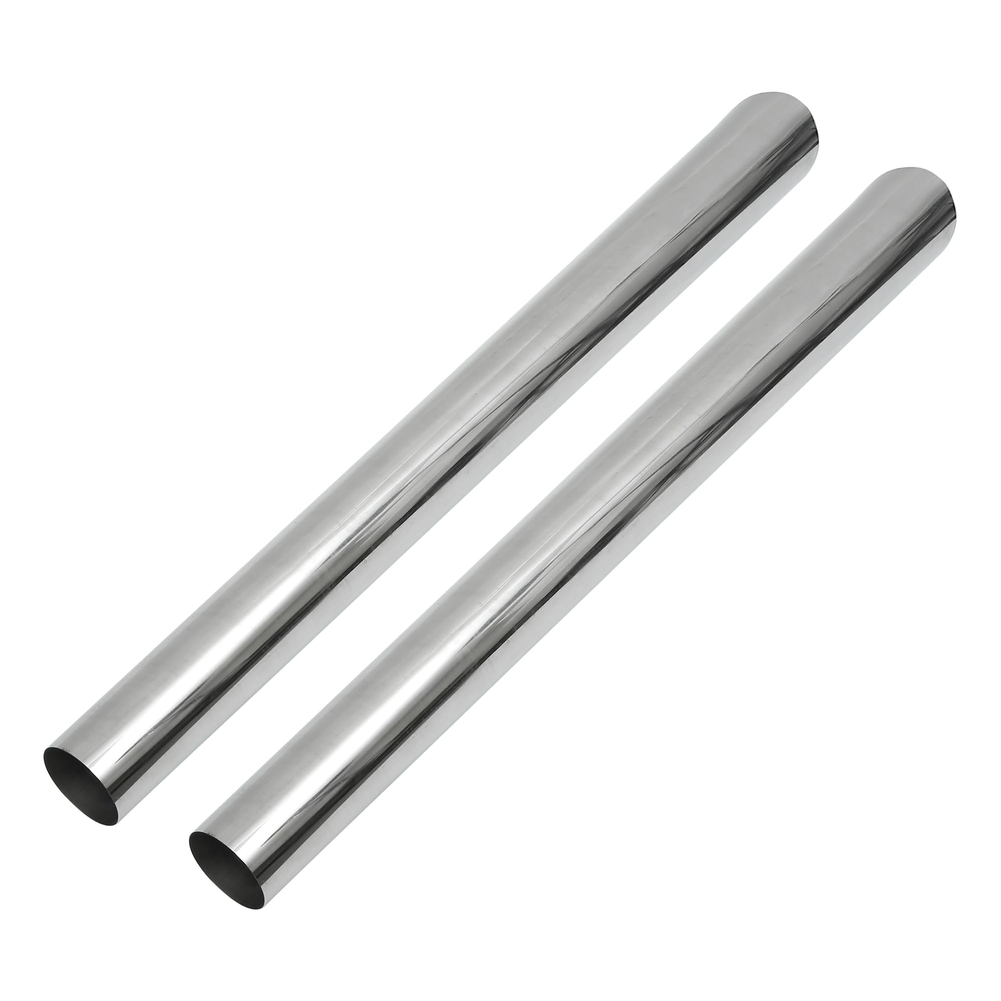 A ABSOPRO Car Mandrel Exhaust Pipe Tube Durable 48'' Length 5'' OD Straight Exhaust Tube DIY Custom 0 Degree Modified Piping T30