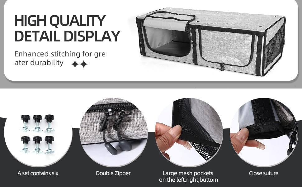 BKICKI RV Overhead Soft-Sided Storage Cabinet 36 For Mercedes-Benz Sprinter, Ford Transit vans