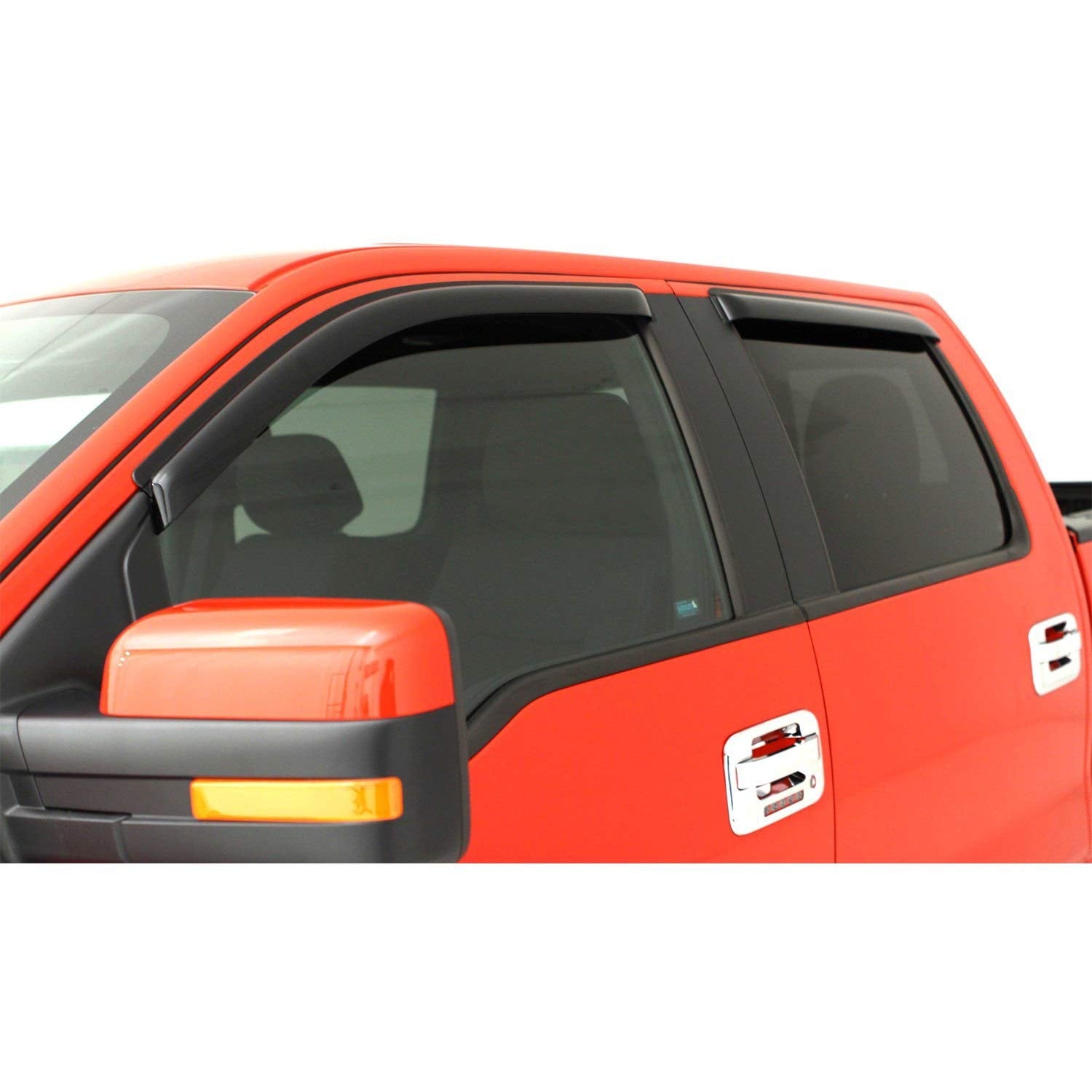 Trailfx Rain Guard Tape On Window Vent Visors Acrylic With A Smoke Tint 4 Piece Compatible With Wrangler Jl 18-19 - 4250H
