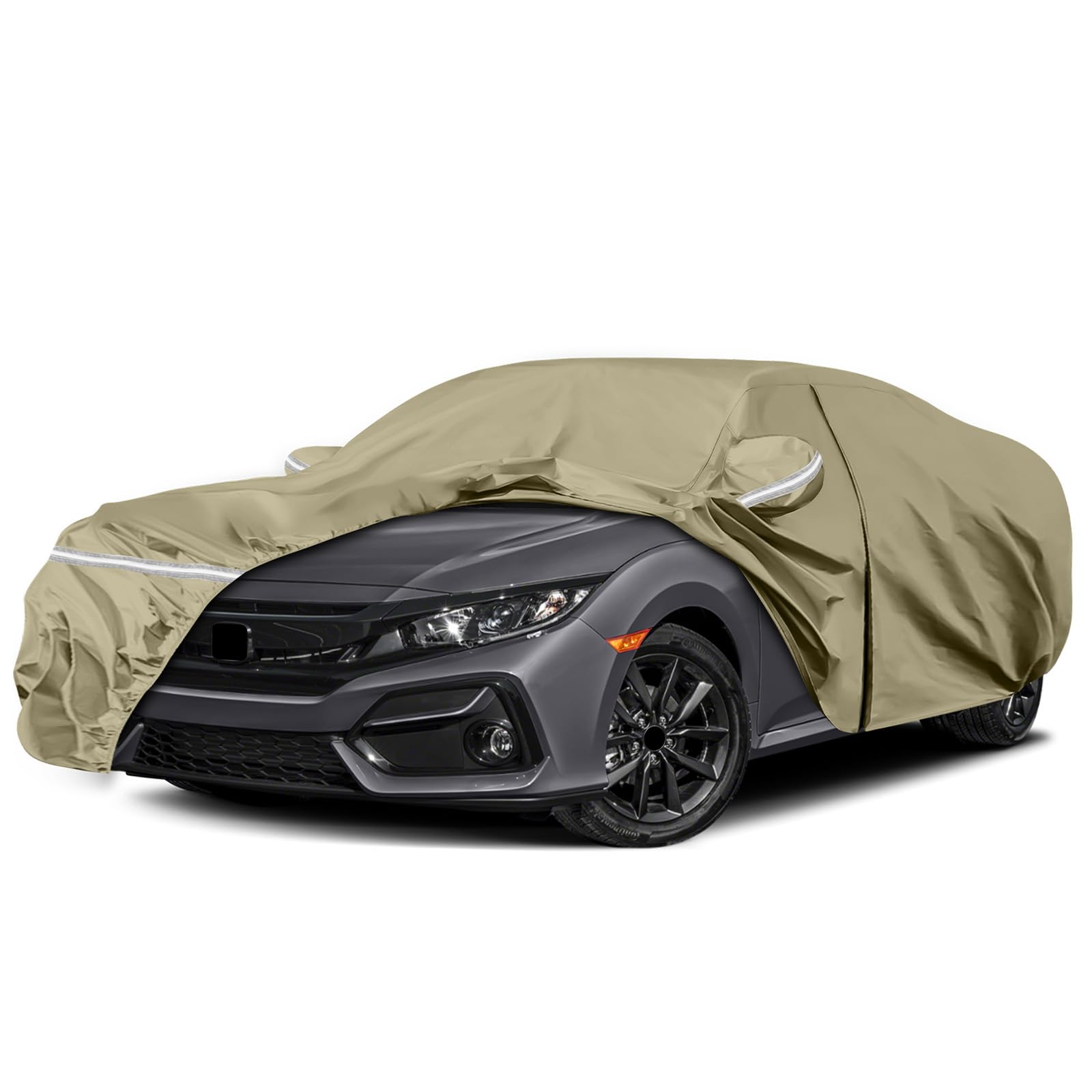 Waterproof Car Covers Replace for 2011-2025 Honda Civic, Multilayer Heavy Duty with Cotton Liner All Weather Custom-fit Car Cove