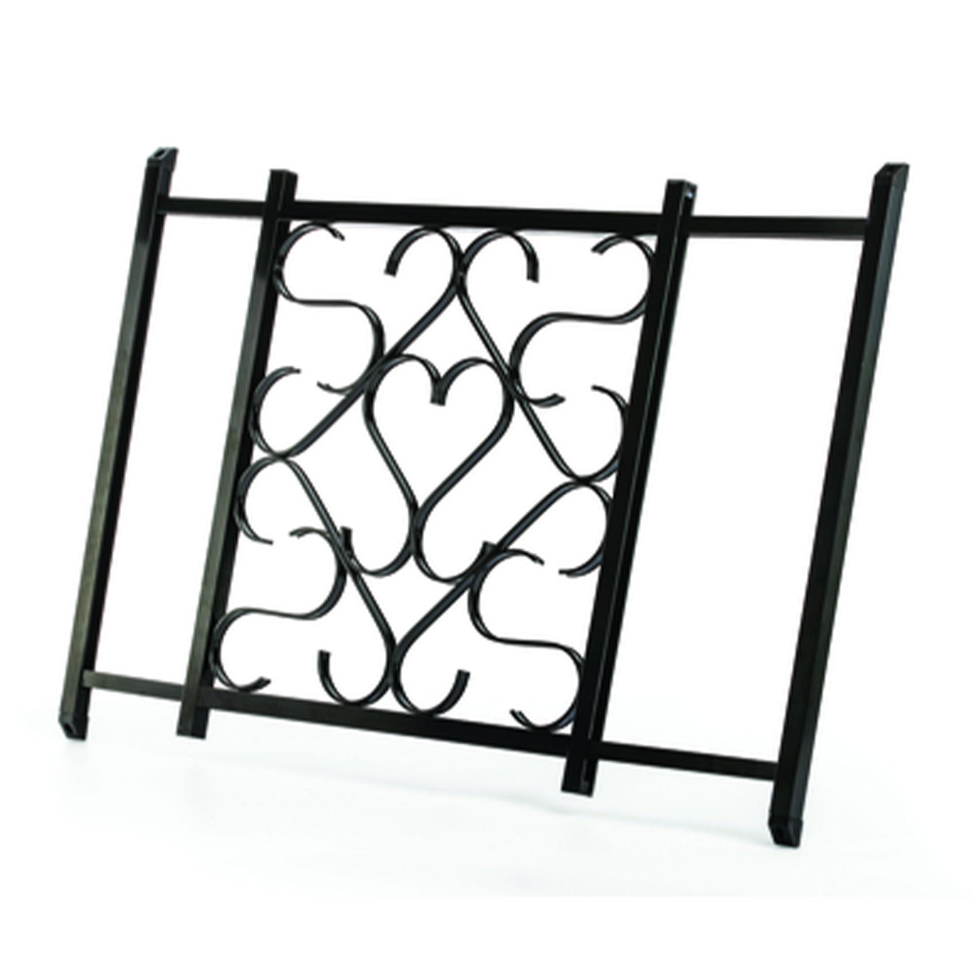 Camco Aluminum Deluxe Screen Door Grille Adjustable Up To 20 To 32 Inches Durable And Stylish Protection For Your Camper/Rv, Black