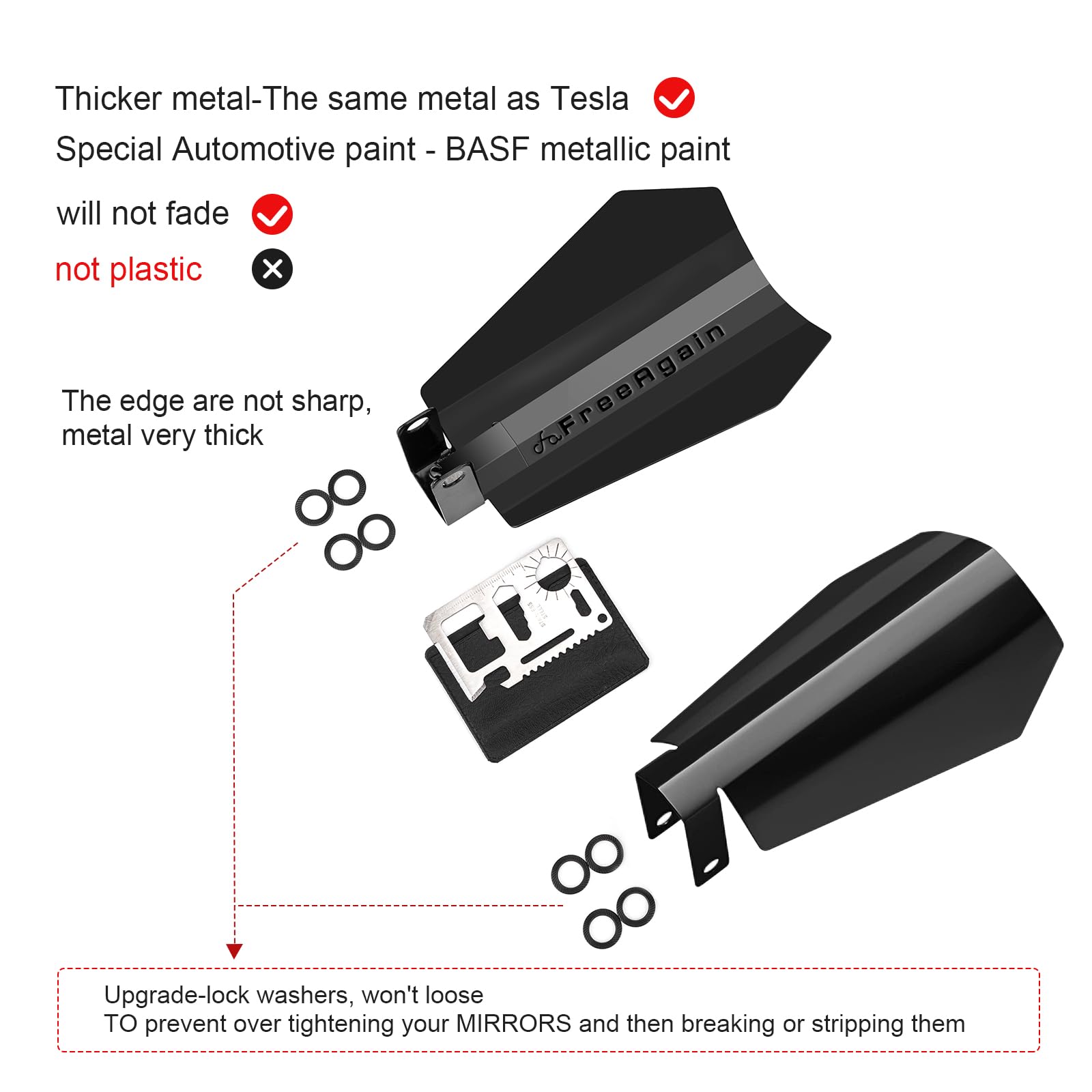 Upgrade Gloss Black Coffin Cut Handguards Hand Guards fit for Harley Sportster Touring Models Road Glide Street Glide Road King