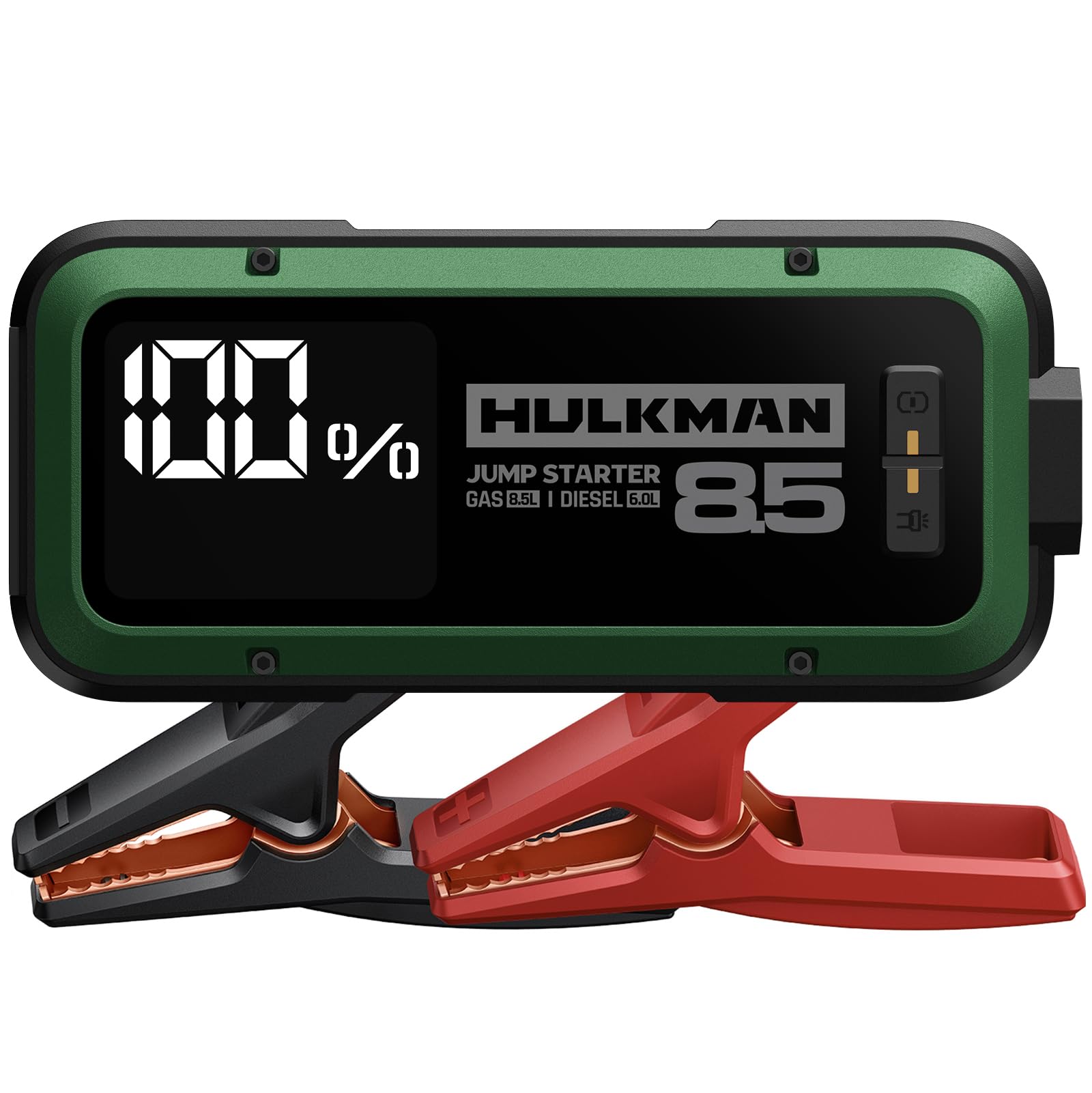 Hulkman Alpha85 Jump Starter 2000 Amp 20000Mah Car Starter For Up To 8.5L Gas And 6L Diesel Engines With Led Display 12V Lithium