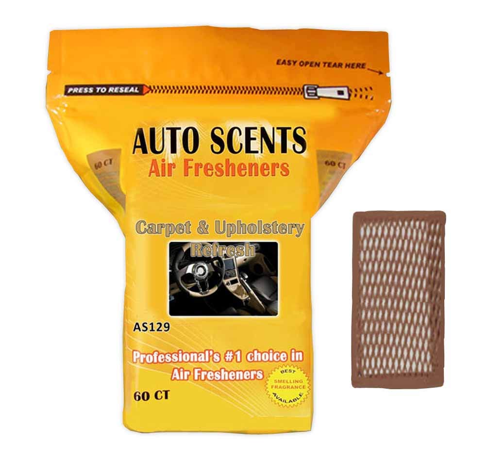 Carpet & Upholstery Refresh Scent Professional Air Freshener Pads - Remove The Worst Smells With These Heavy Duty Pads (60 Pads 