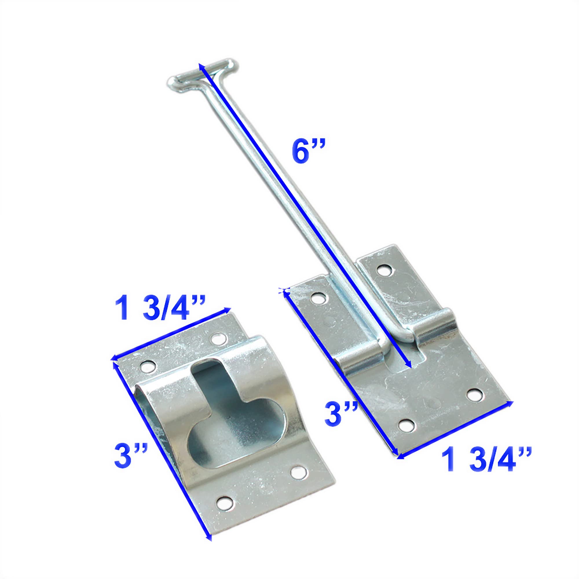 X-Haibei 6 Inch RV Entry Door Latch T Style Camper Door Holder Catch 304 Stainless Steel for Enclosed Trailer Cargo Motor Home 1