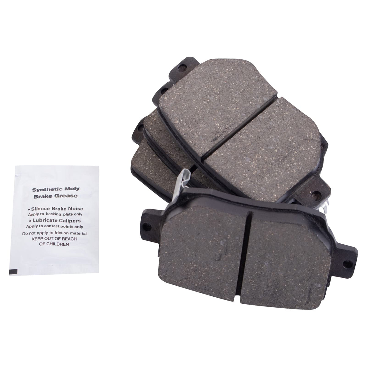 TRQ Rear Brake Pads Ceramic Compatible with 2018-2022 Tesla 3